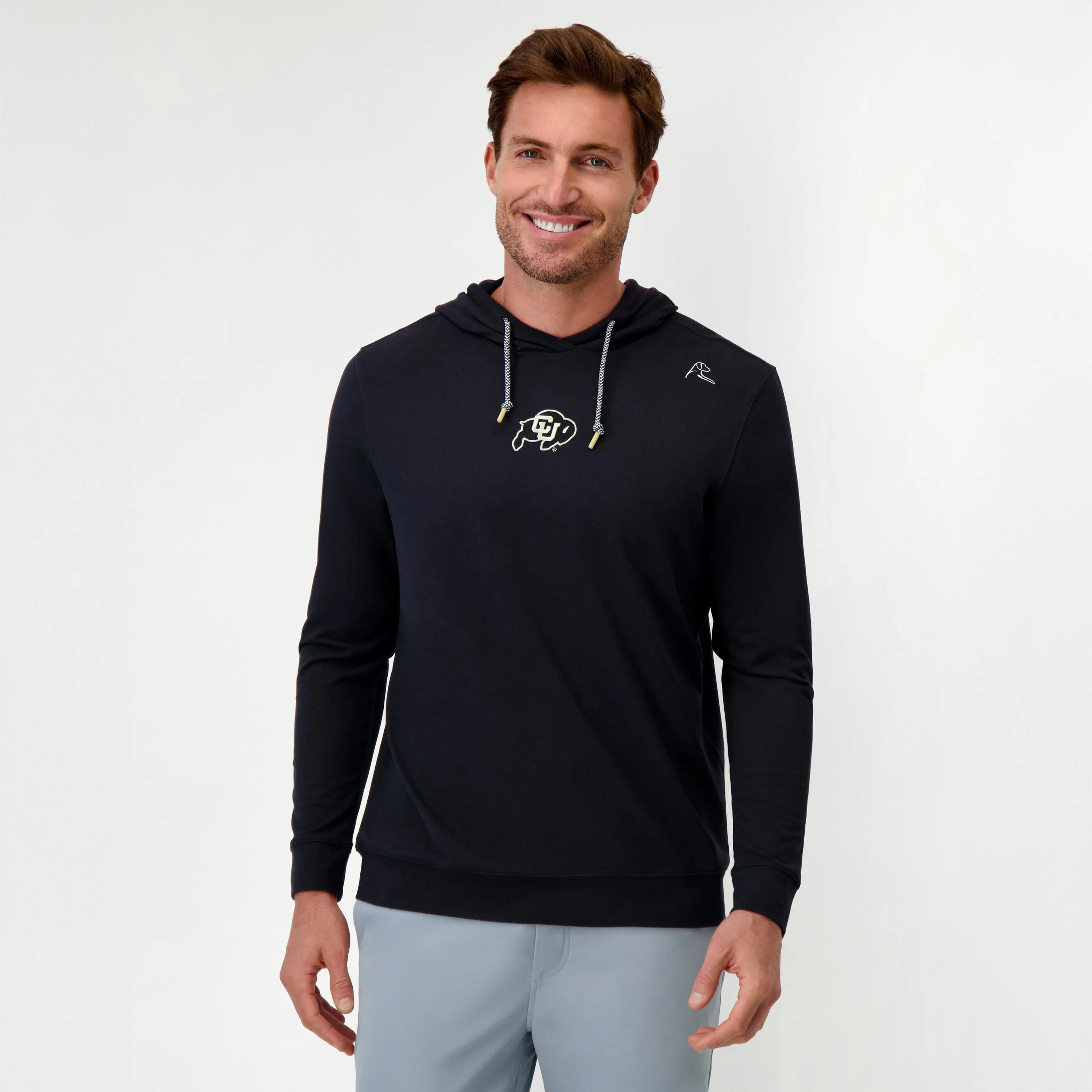 Hesi Collegiate Hoodie - Colorado | Solid - Black - Colorado - 1 - Image 3