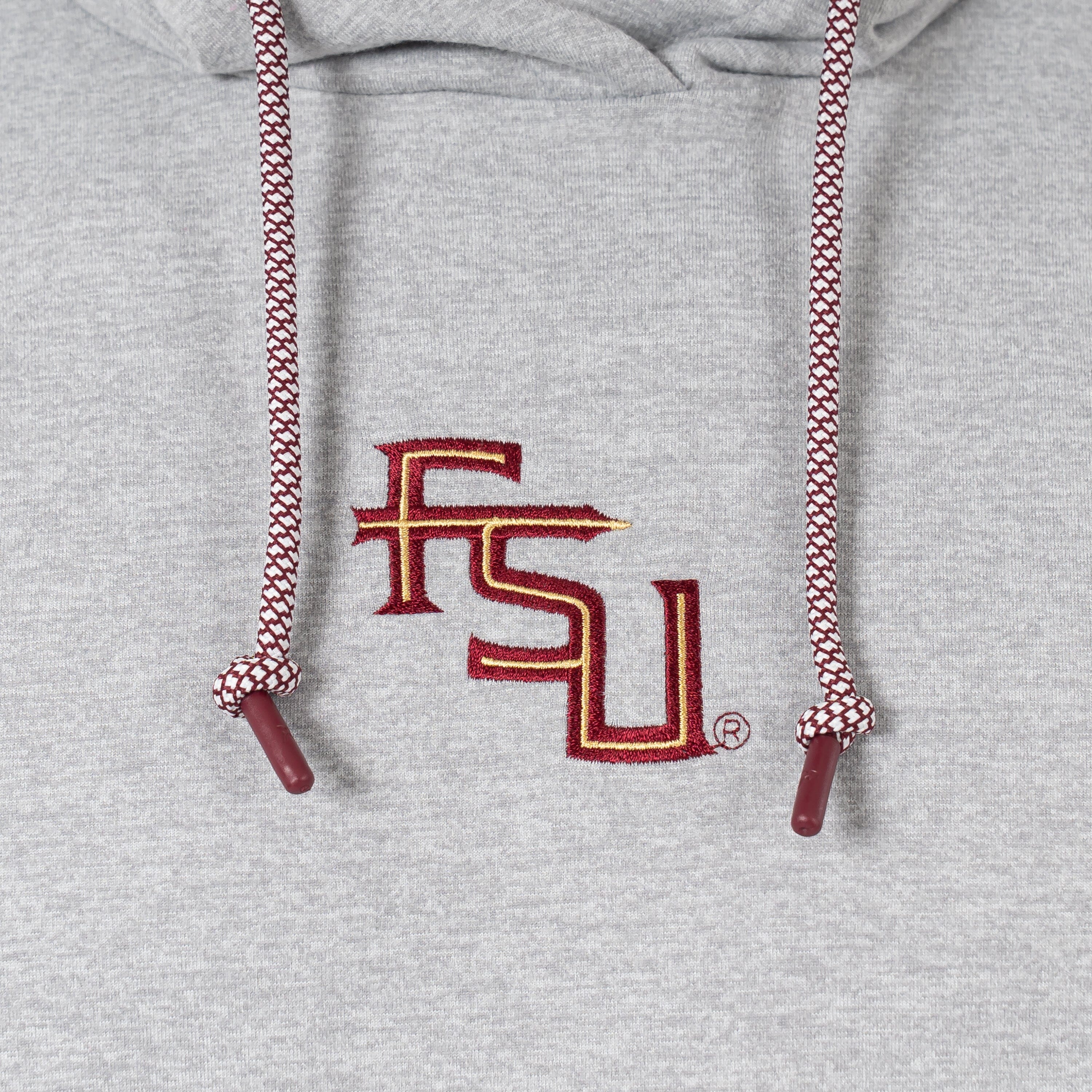 Hesi Collegiate Hoodie - Florida State | Heather - Stainless Steel/White - Florida State - 1 - Image 2