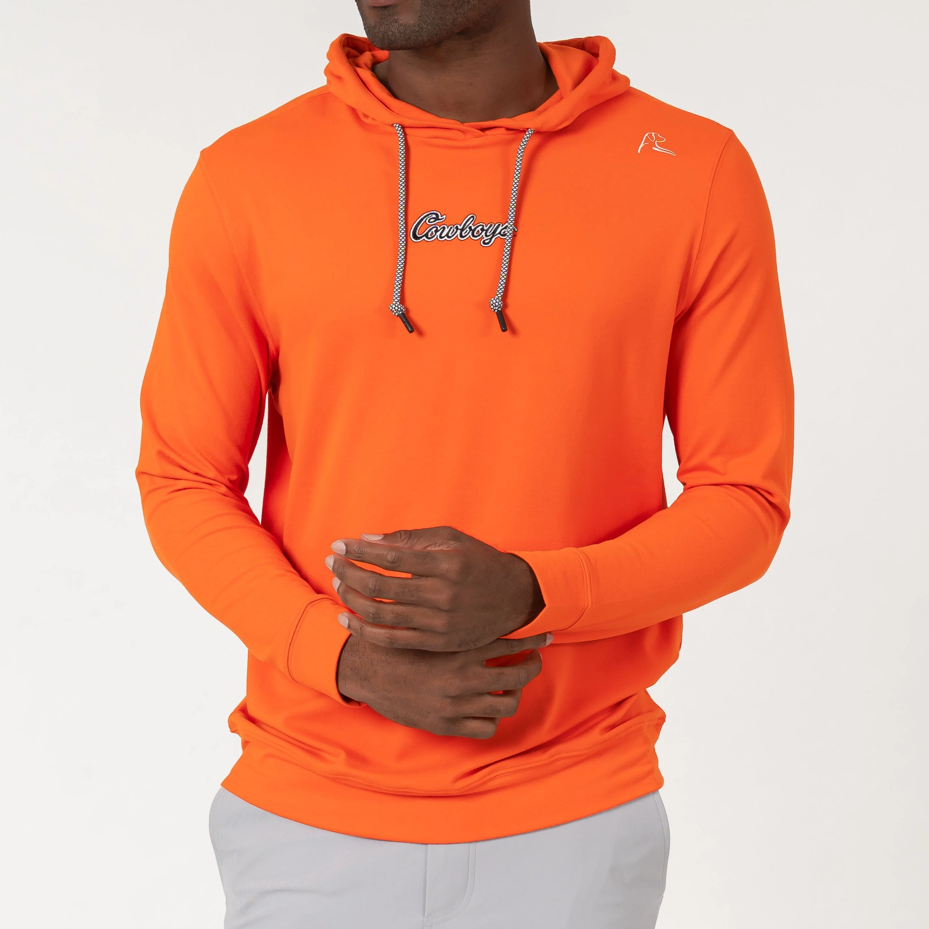 Hesi Collegiate Hoodie - Oklahoma State | Solid - Blaze Orange - Oklahoma State - 1