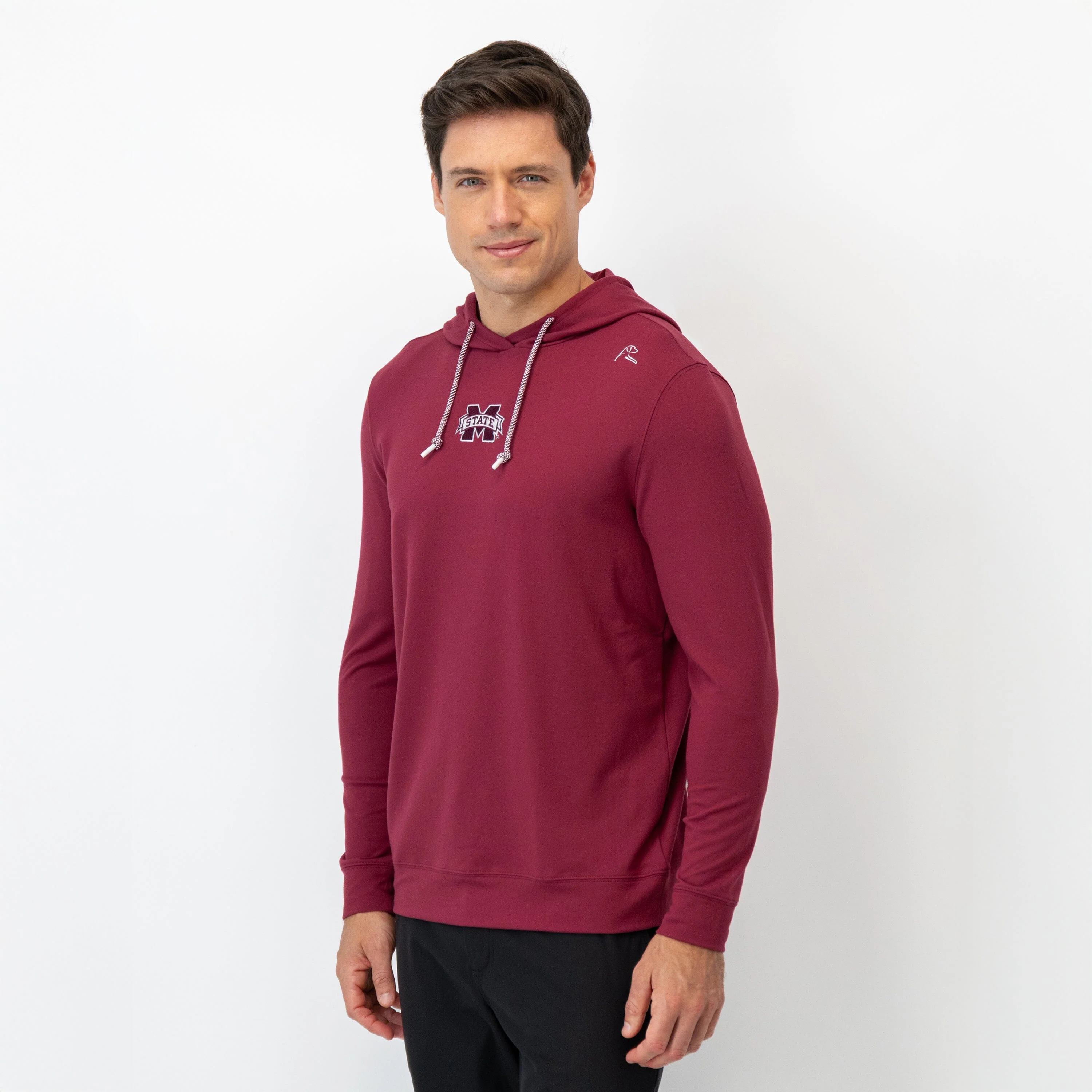 Hesi Collegiate Hoodie - Mississippi State | Solid - Maroon - Mississippi State - 1 - Image 4