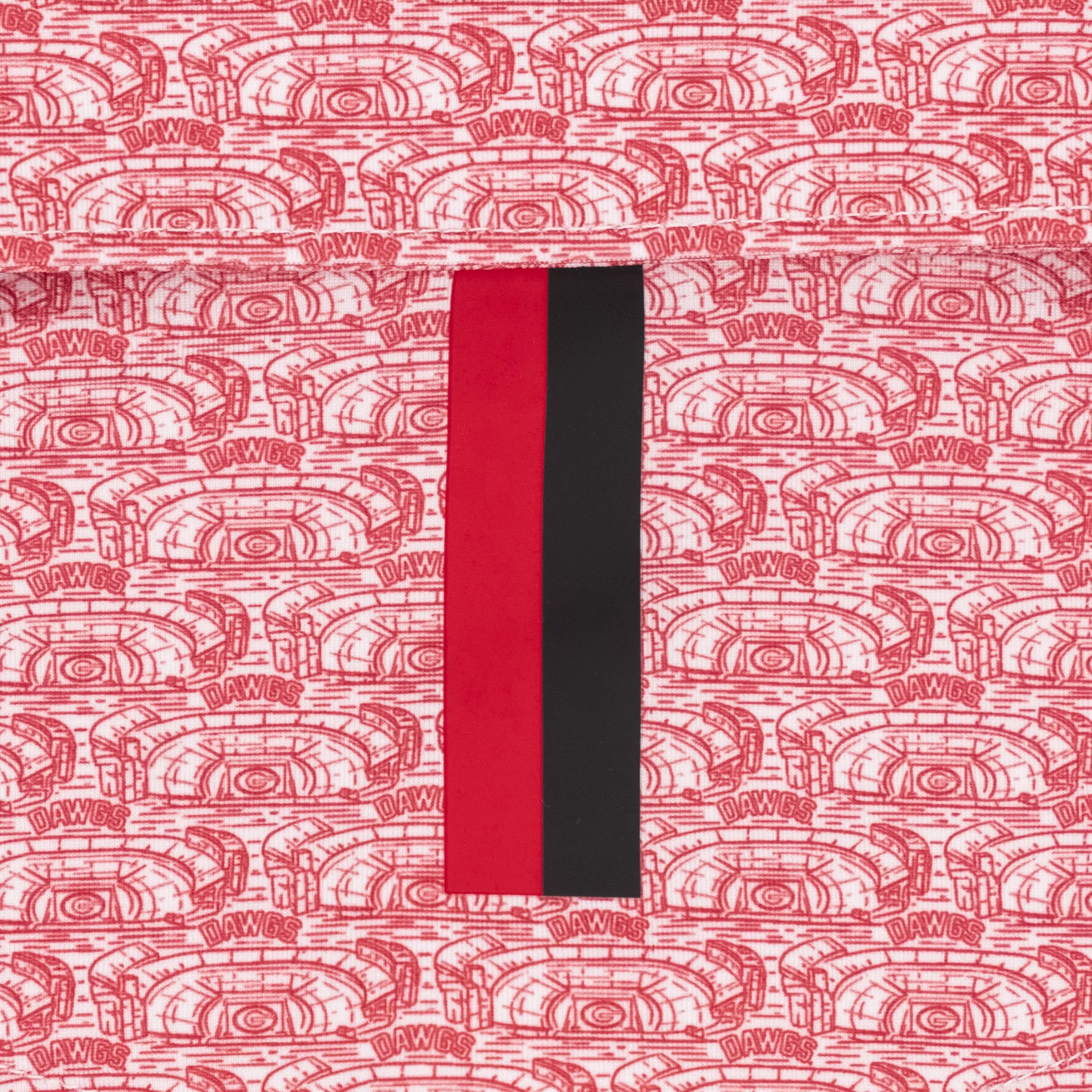 The Georgia Sanford Stadium | Collegiate Polo | The Georgia Sanford Stadium - White/Roar Red - Image 4