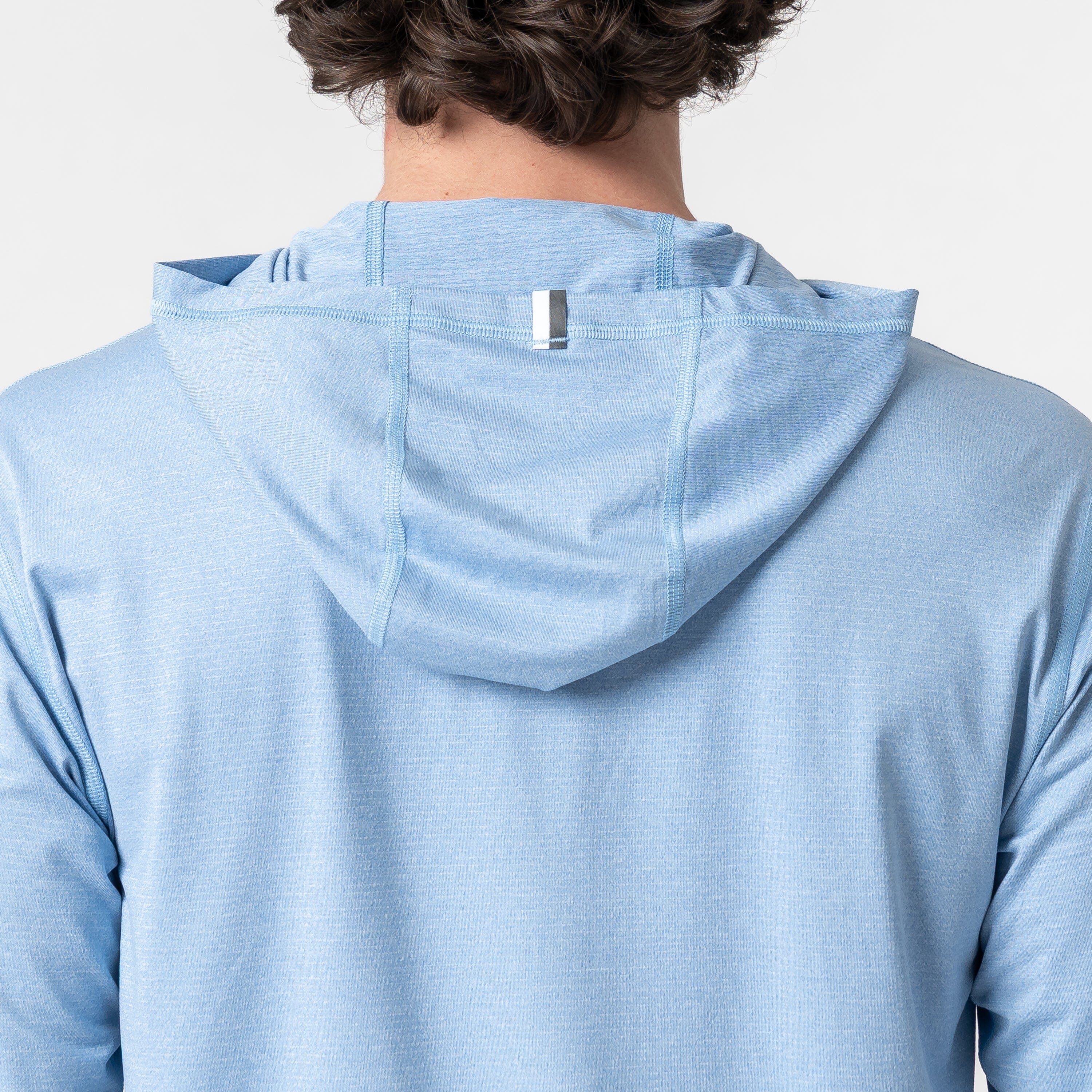 Blitz Tech Hoodie | Heather - Potomac Blue/Baby Blue - Image 3
