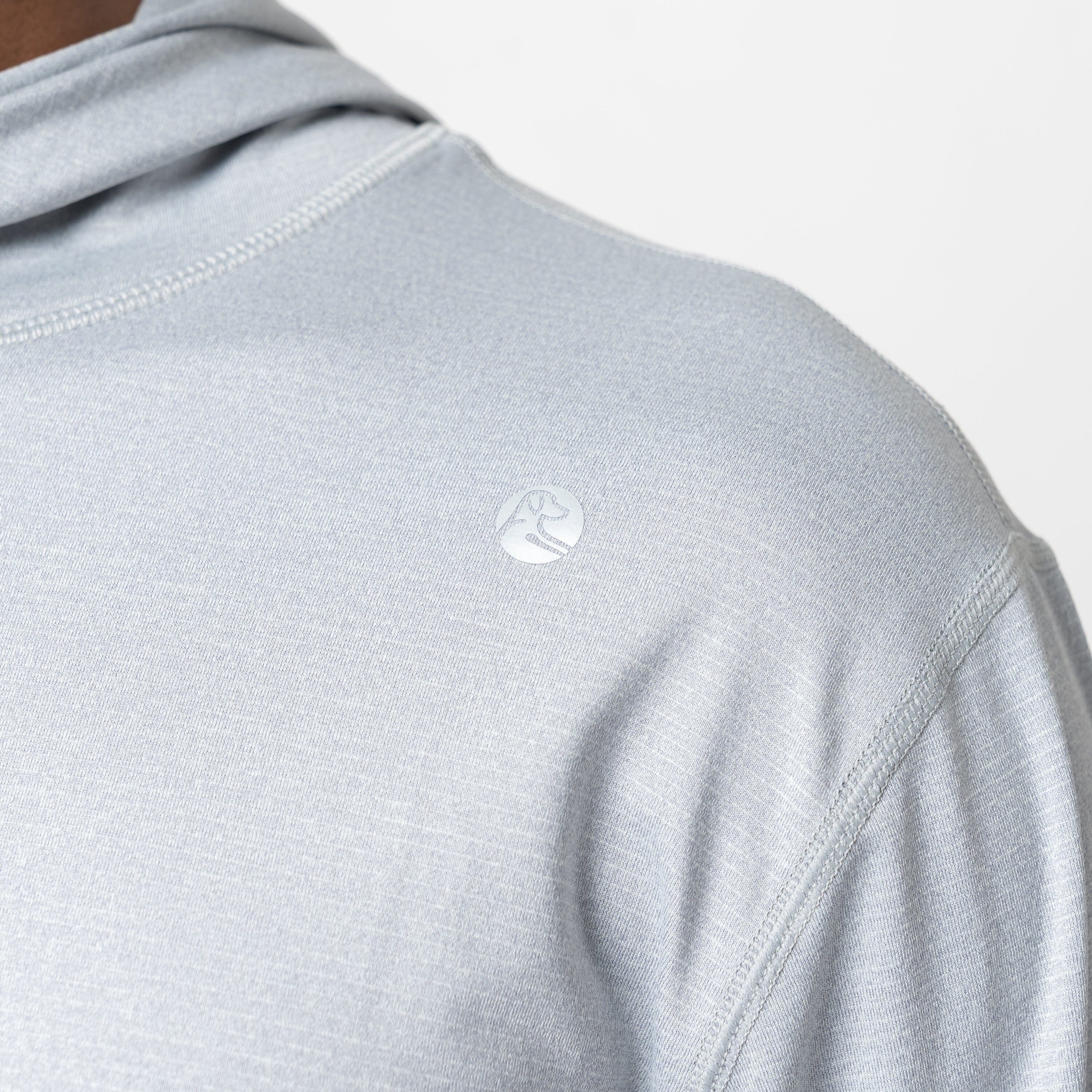 Blitz Tech Hoodie | Heather - Stainless Steel/Stratus Grey - Image 4