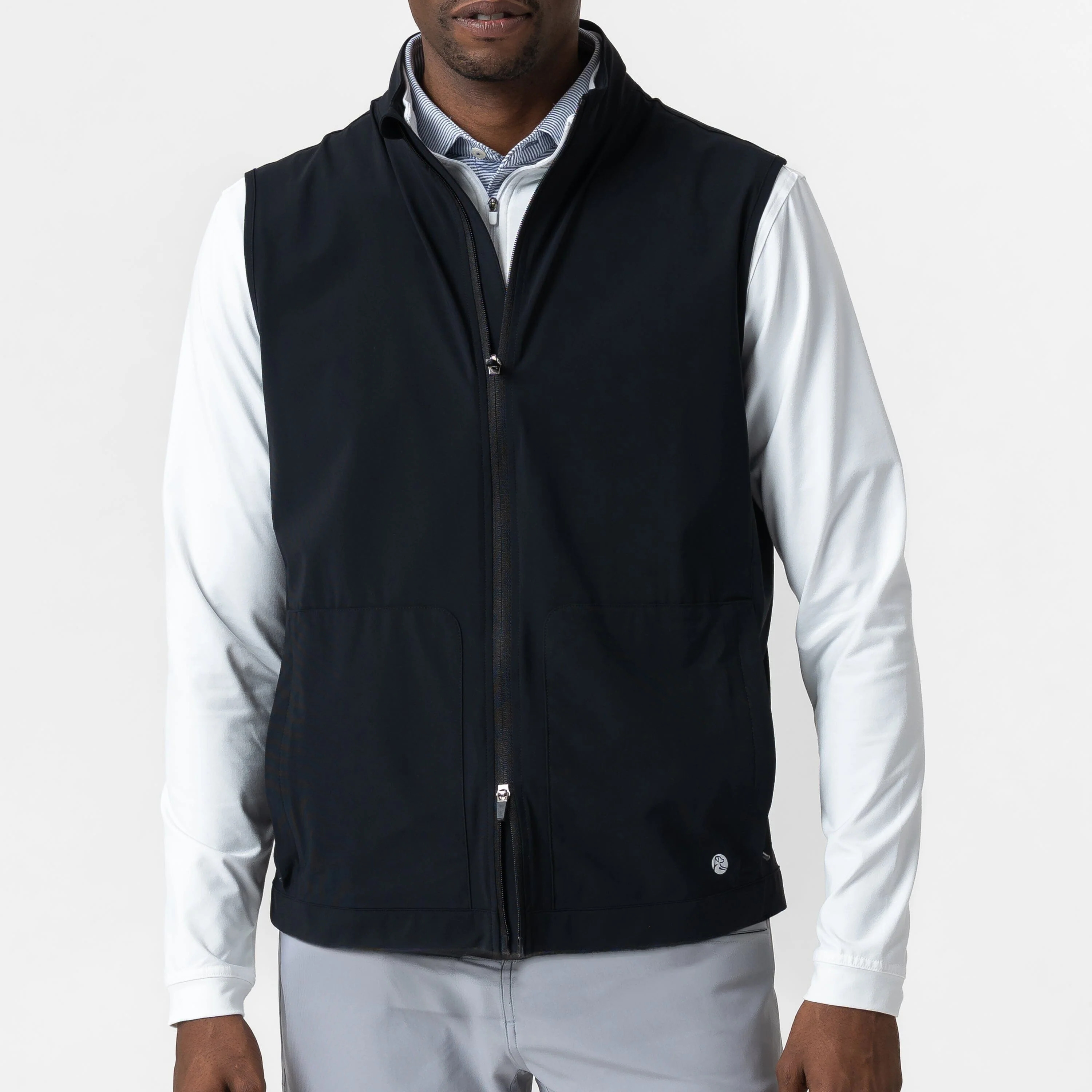 Brookline Lightweight Vest | Solid - Midnight Black - Image 2