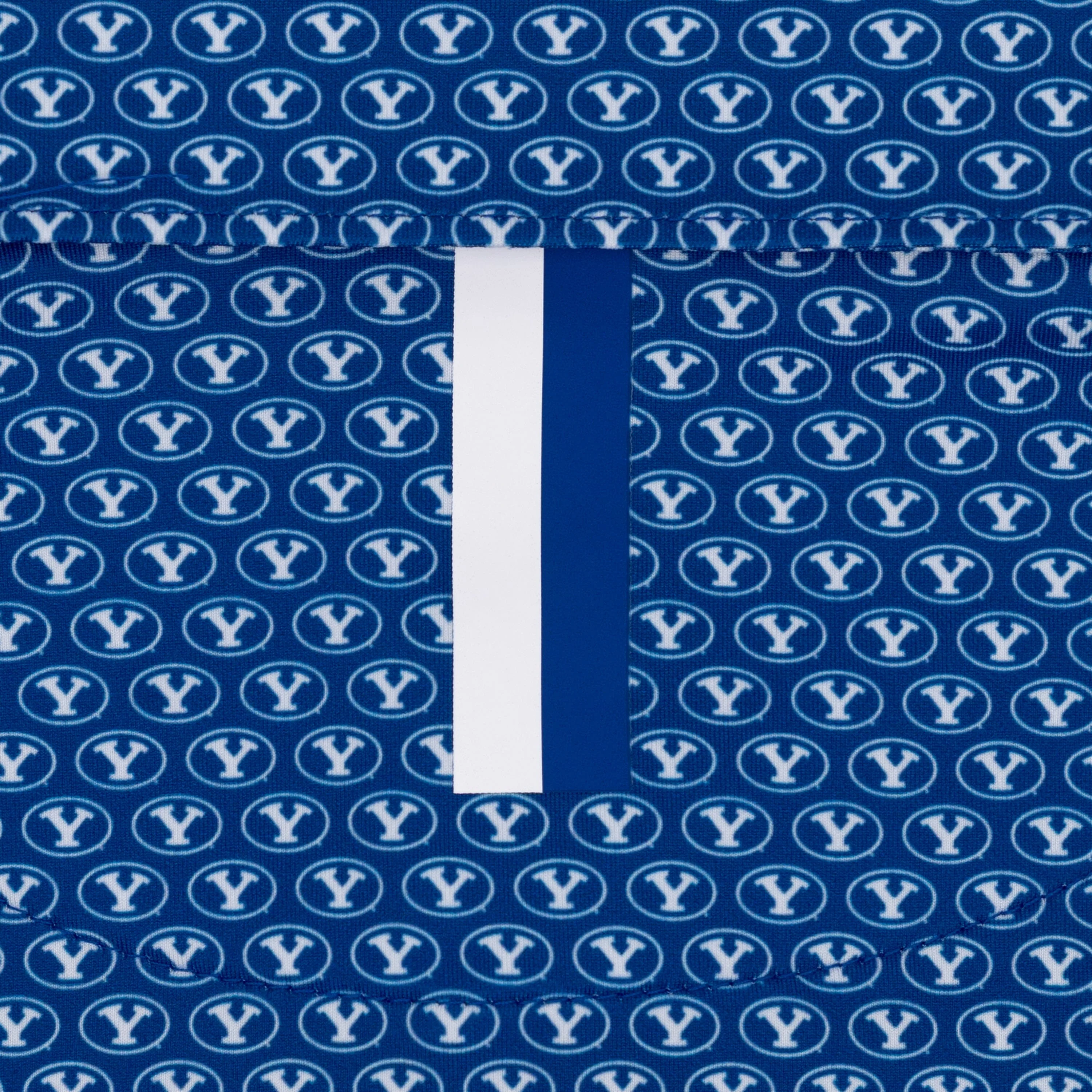 The BYU Cougars® | Collegiate Polo | The BYU Cougars® - Azure Blue/White - Image 4