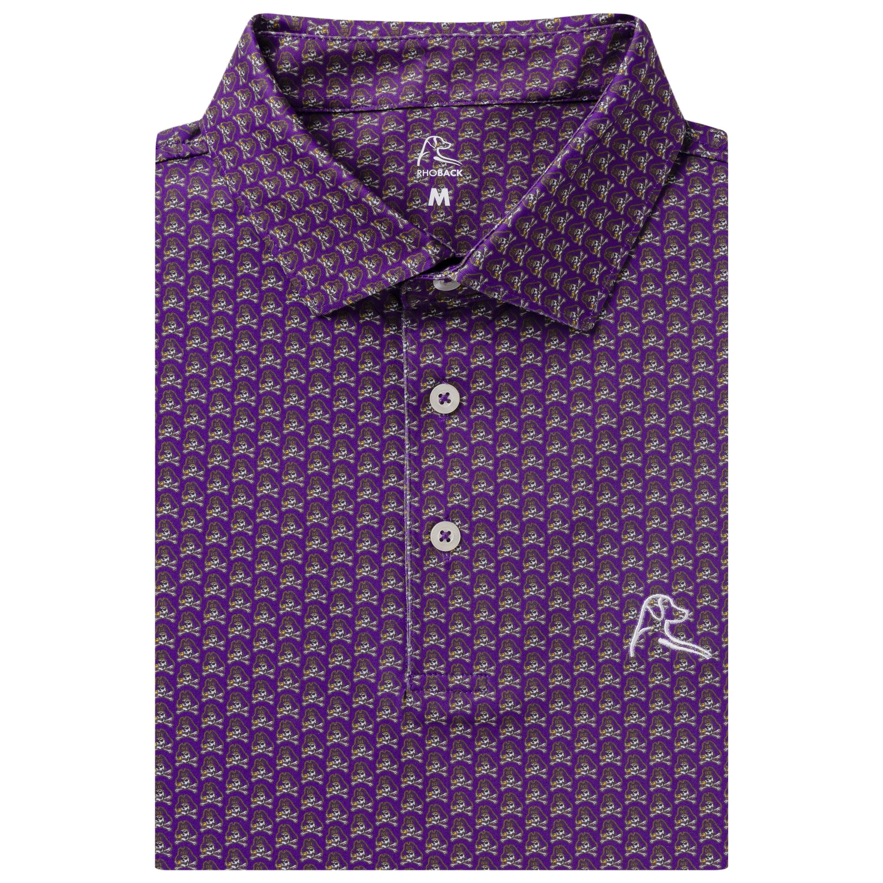 The East Carolina Pirates™ | Collegiate Polo | The East Carolina Pirates™ - Plum Purple/White