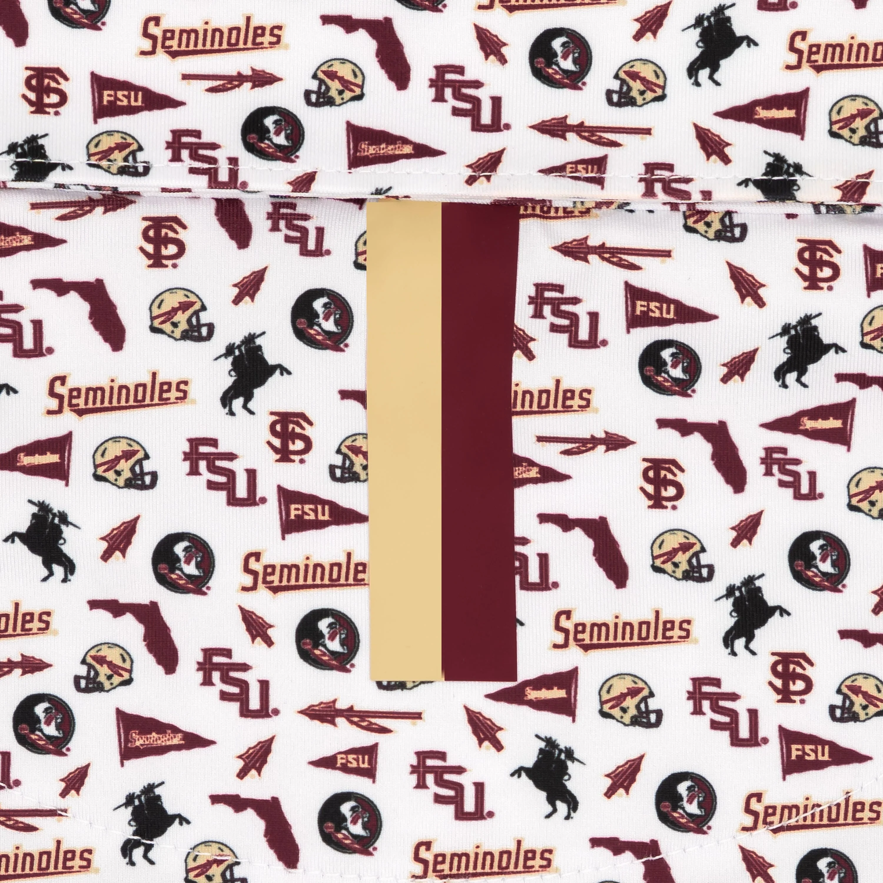 The Florida State Gameday | Collegiate Polo | The Florida State Gameday - White/Garnet Red - Image 4