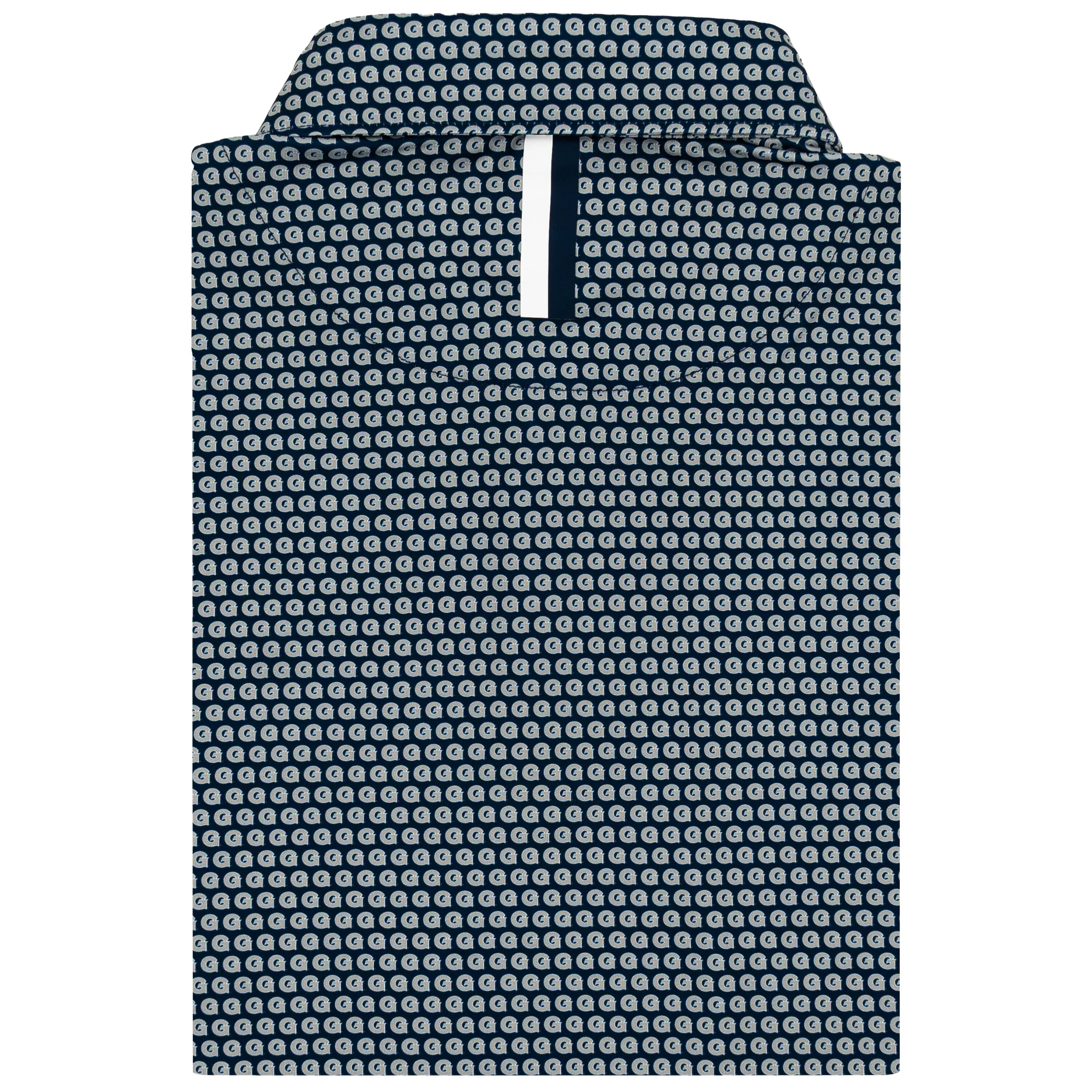 The Georgetown Hoyas™ | Collegiate Polo | The Georgetown Hoyas™ - Indigo Blue/Fossil Grey - Image 2