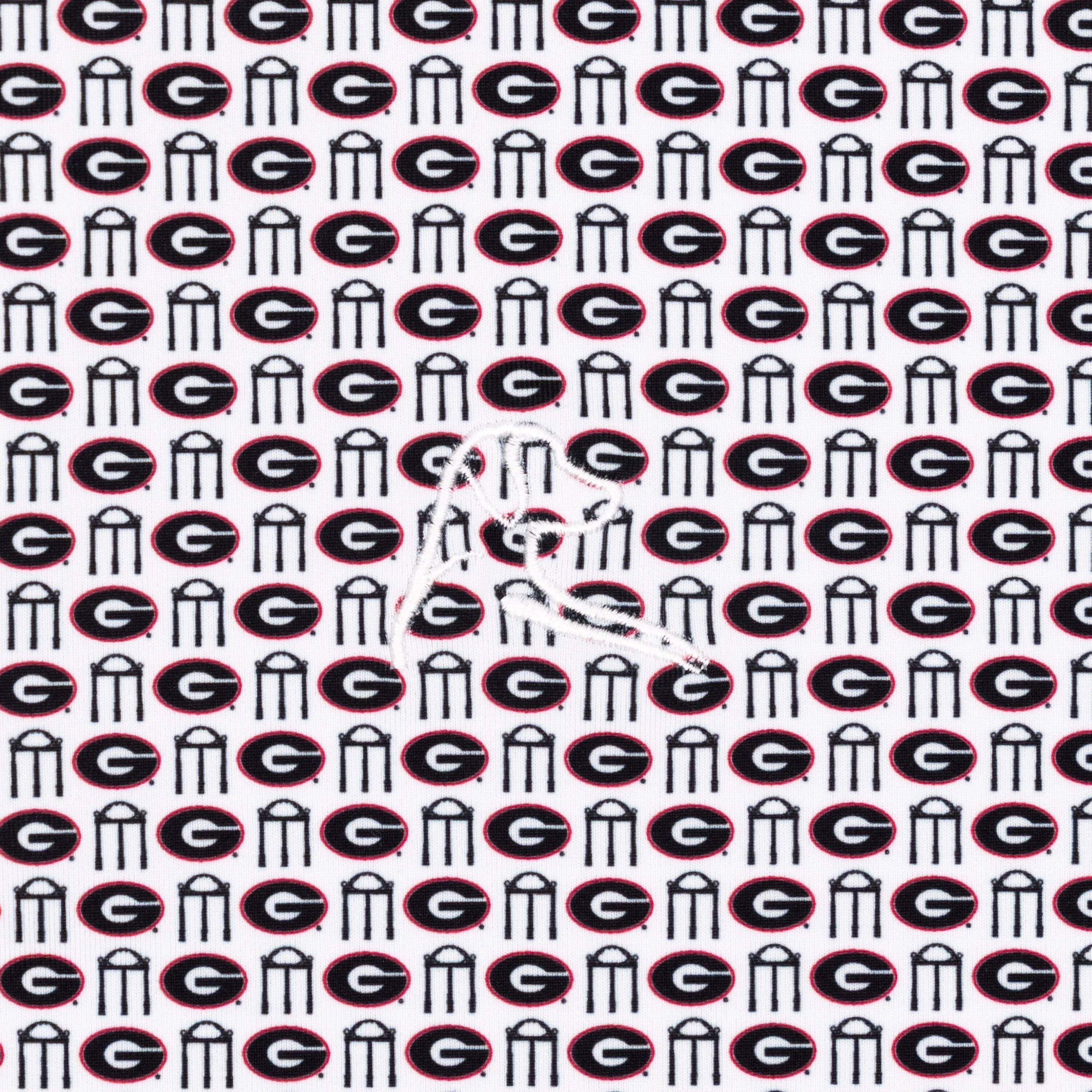 The Georgia Arch | Collegiate Polo | The Georgia Arch - White/Black - Image 3