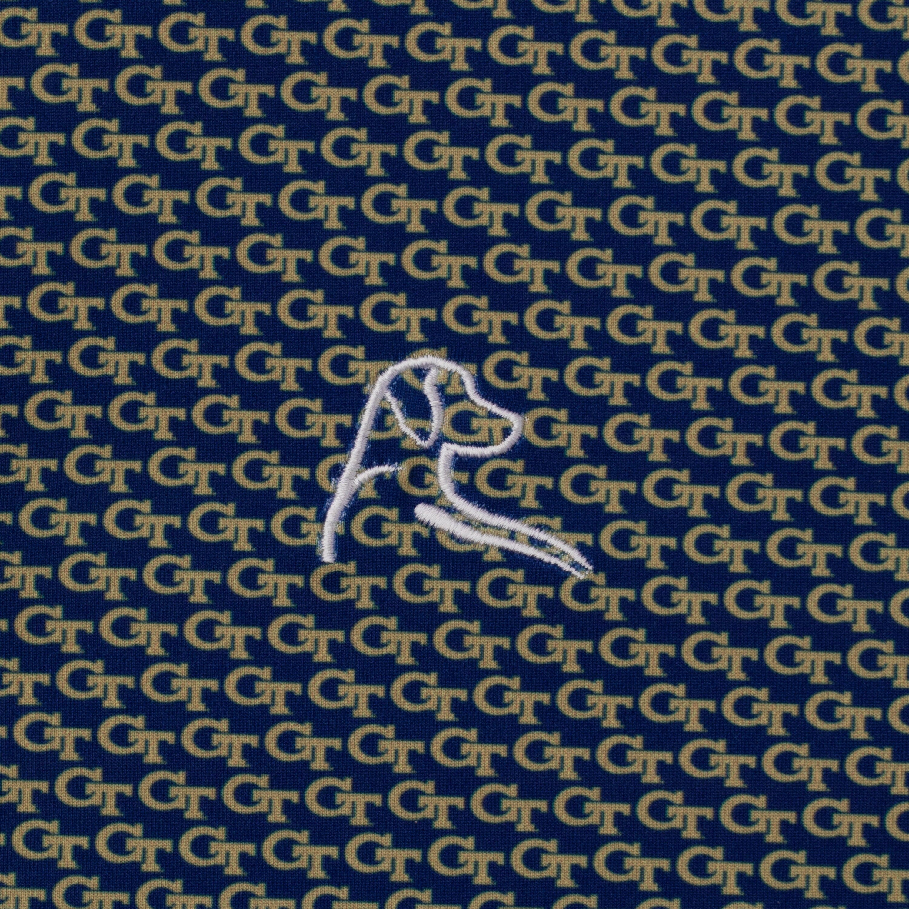 The Georgia Tech Icon | Collegiate Polo | The Georgia Tech Icon - Suit Navy/Bronze Dust - Image 3