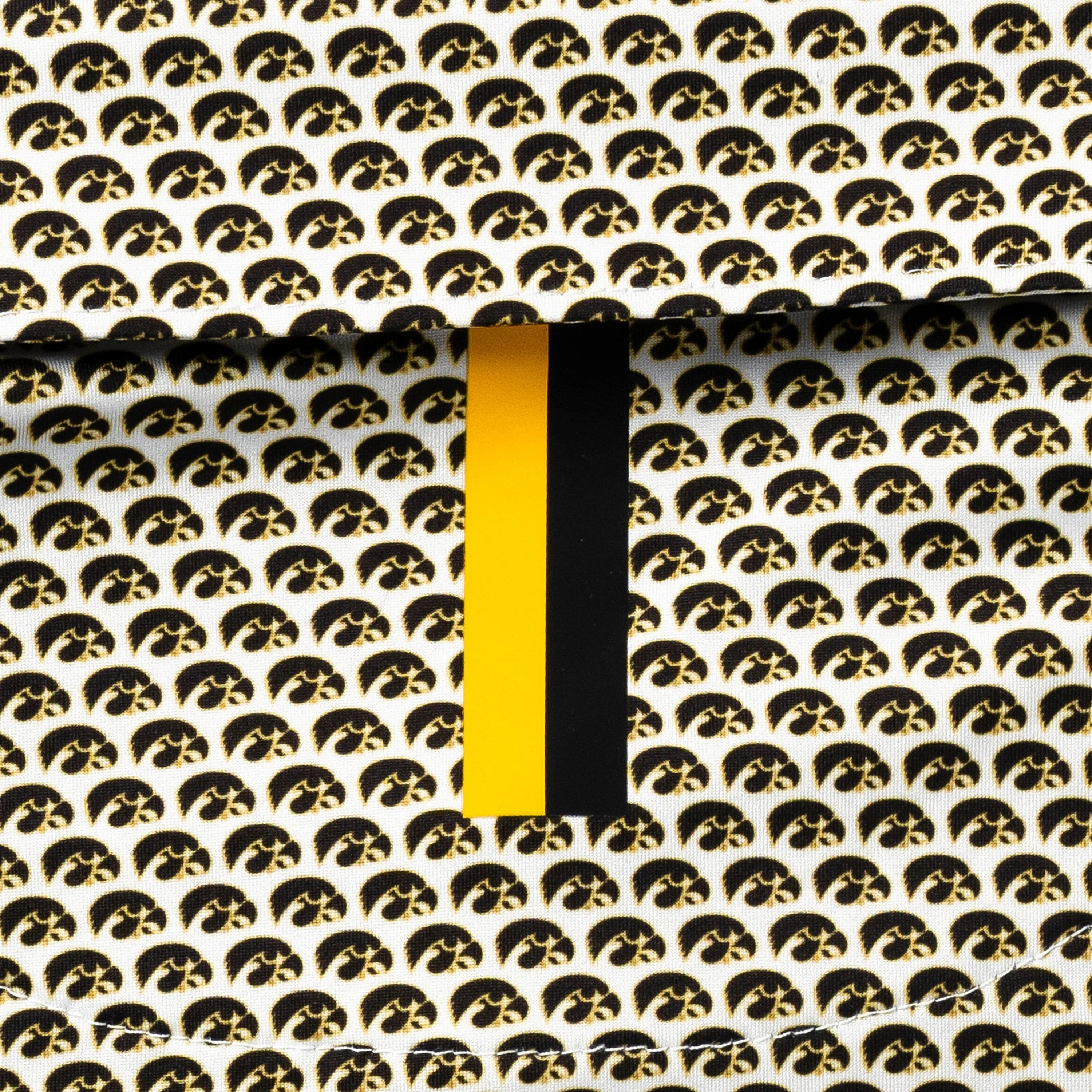 The Iowa Hawkeyes® | Collegiate Polo | The Iowa Hawkeyes® - White/Black - Image 4