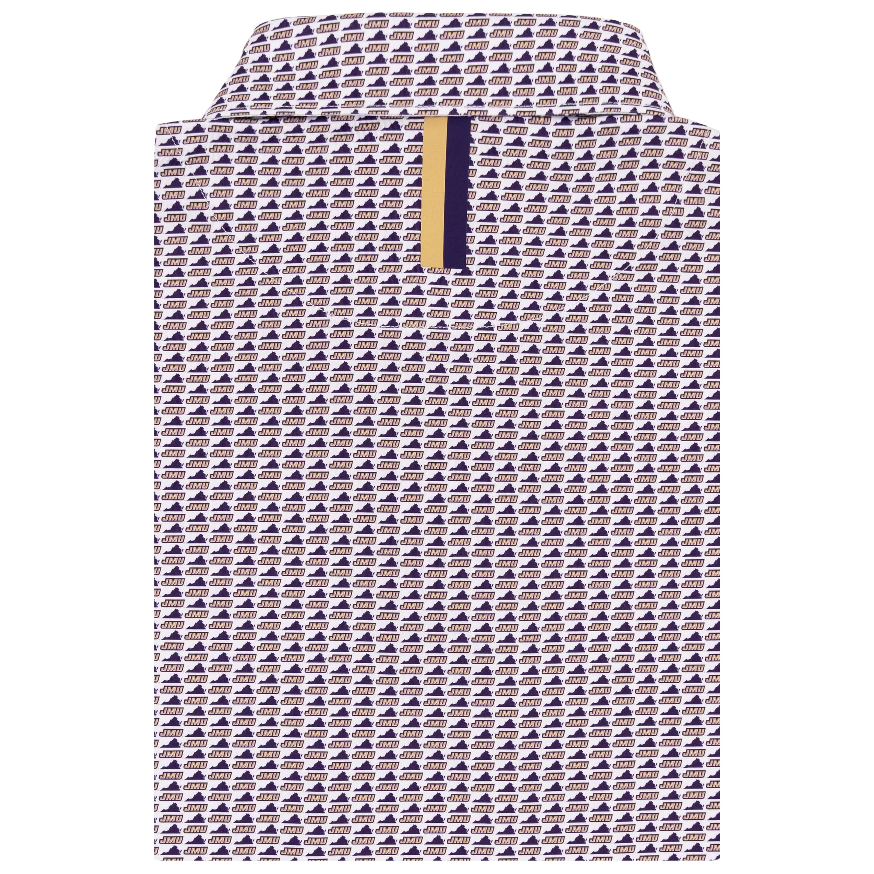 The James Madison Dukes™ | Collegiate Polo | The James Madison Dukes™ - White/Dark Violet - Image 2