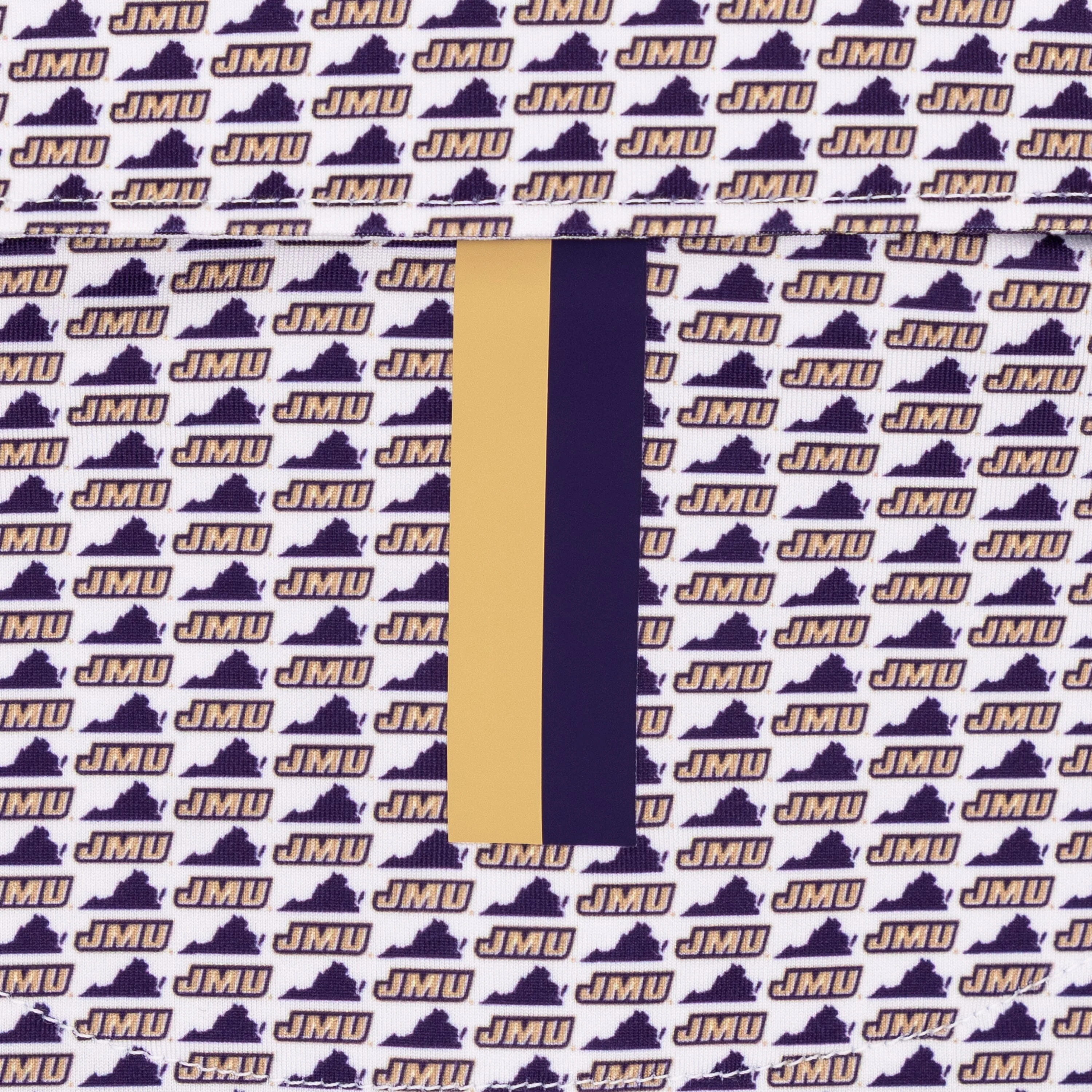 The James Madison Dukes™ | Collegiate Polo | The James Madison Dukes™ - White/Dark Violet - Image 4