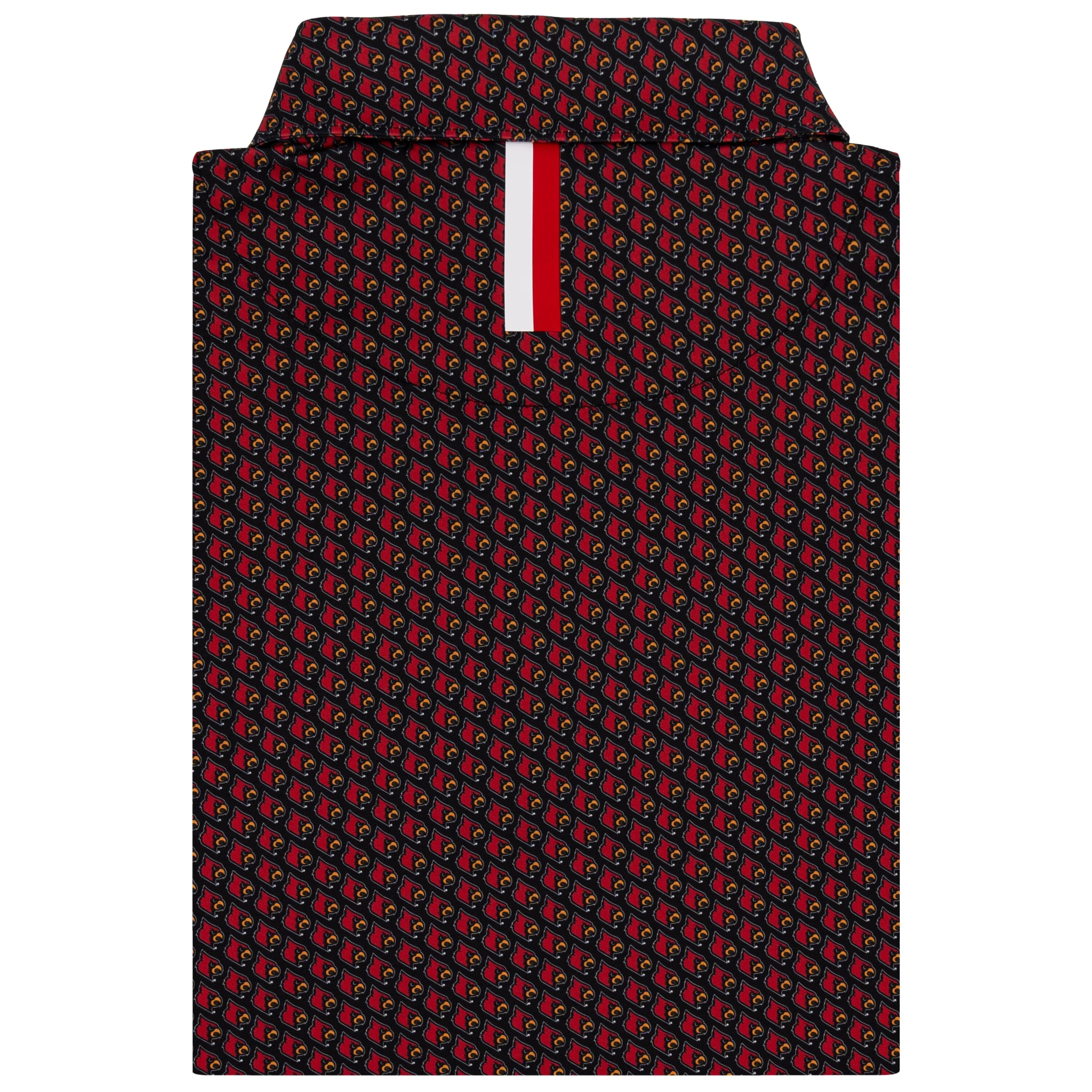 The Louisville Cards® | Collegiate Polo | The Louisville Cards® - Black/Roar Red - Image 2