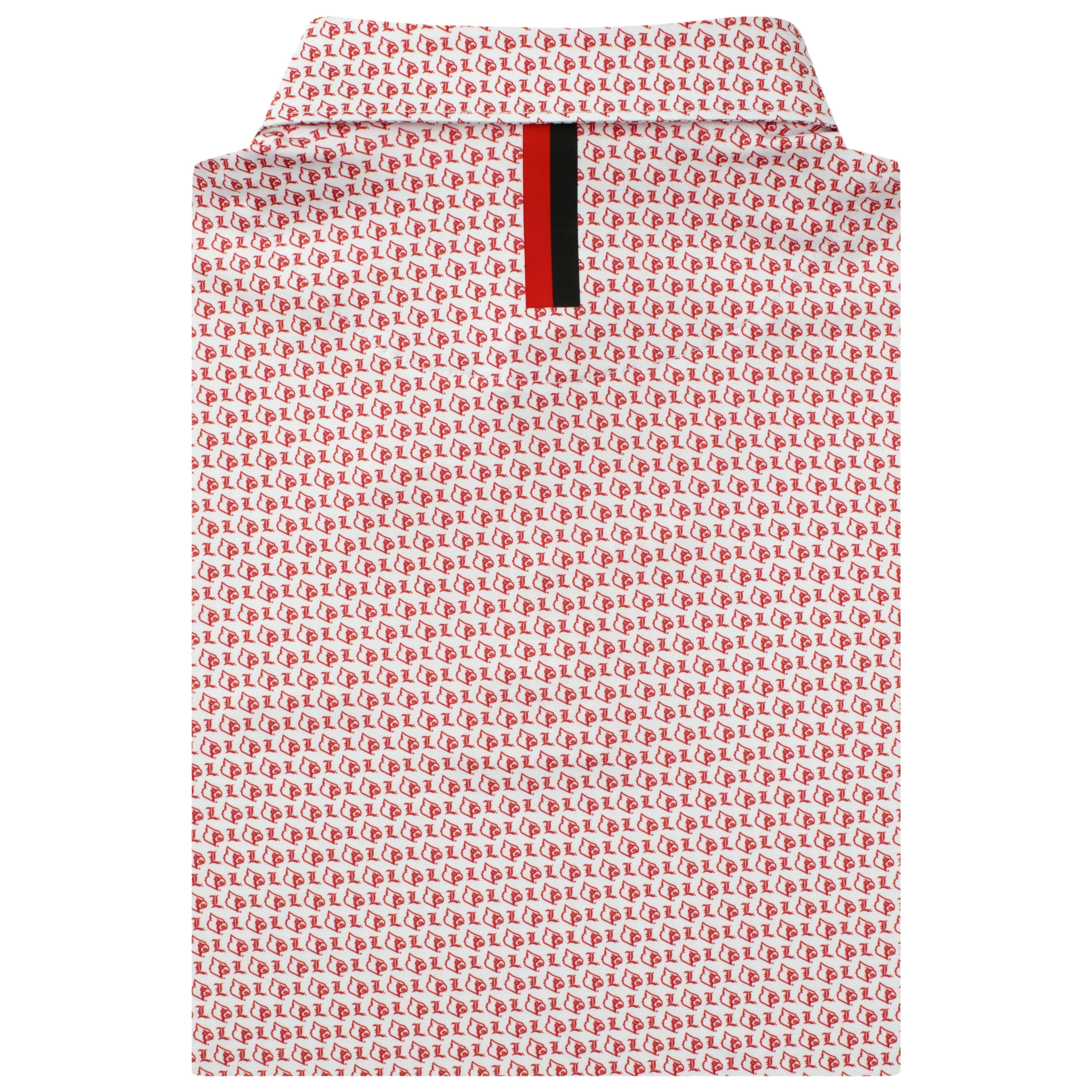 The Louisville Icon | Collegiate Polo | The Louisville Icon - White/Roar Red - Image 2