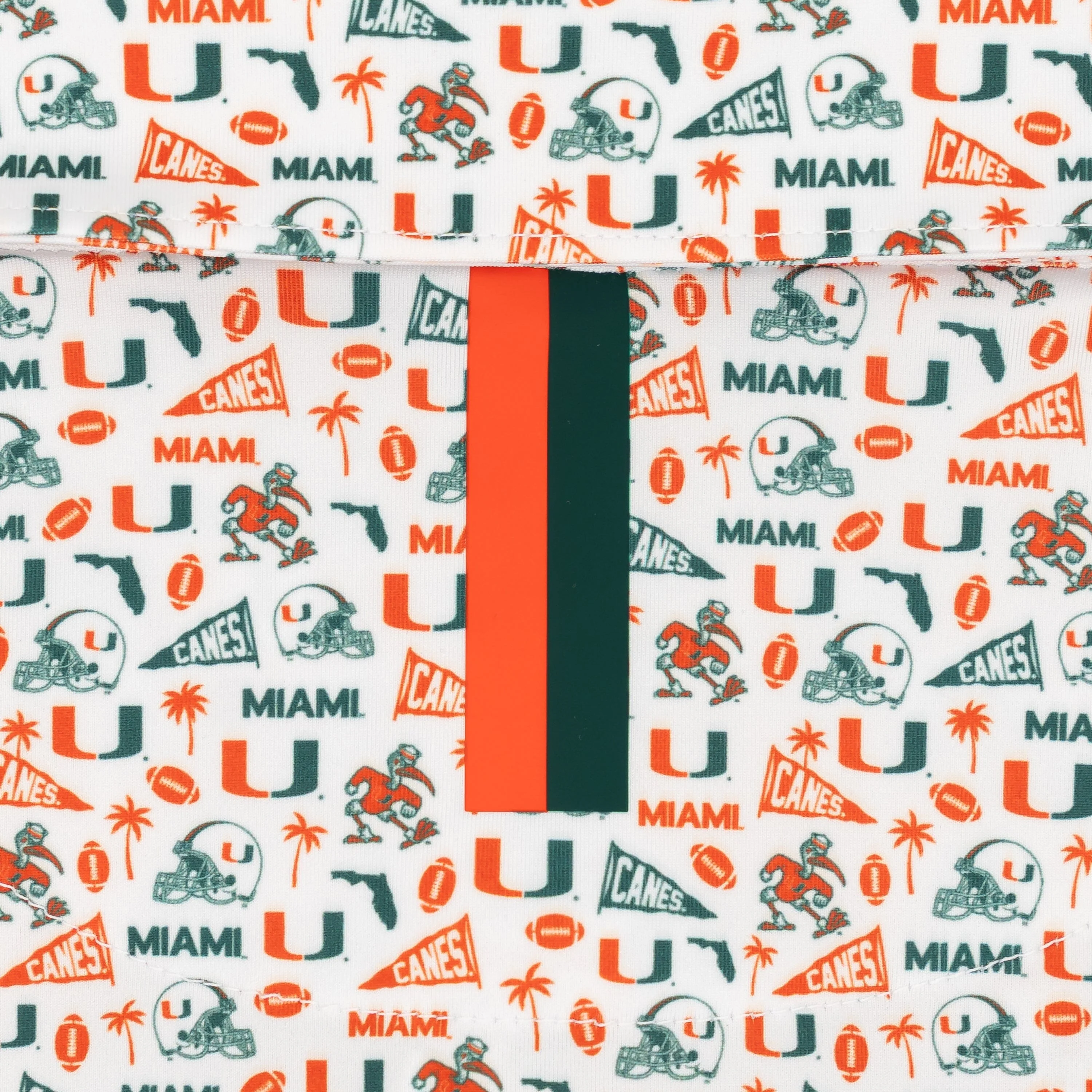 The Miami Gameday | Collegiate Polo | The Miami Gameday - White/Fire Orange - Image 4