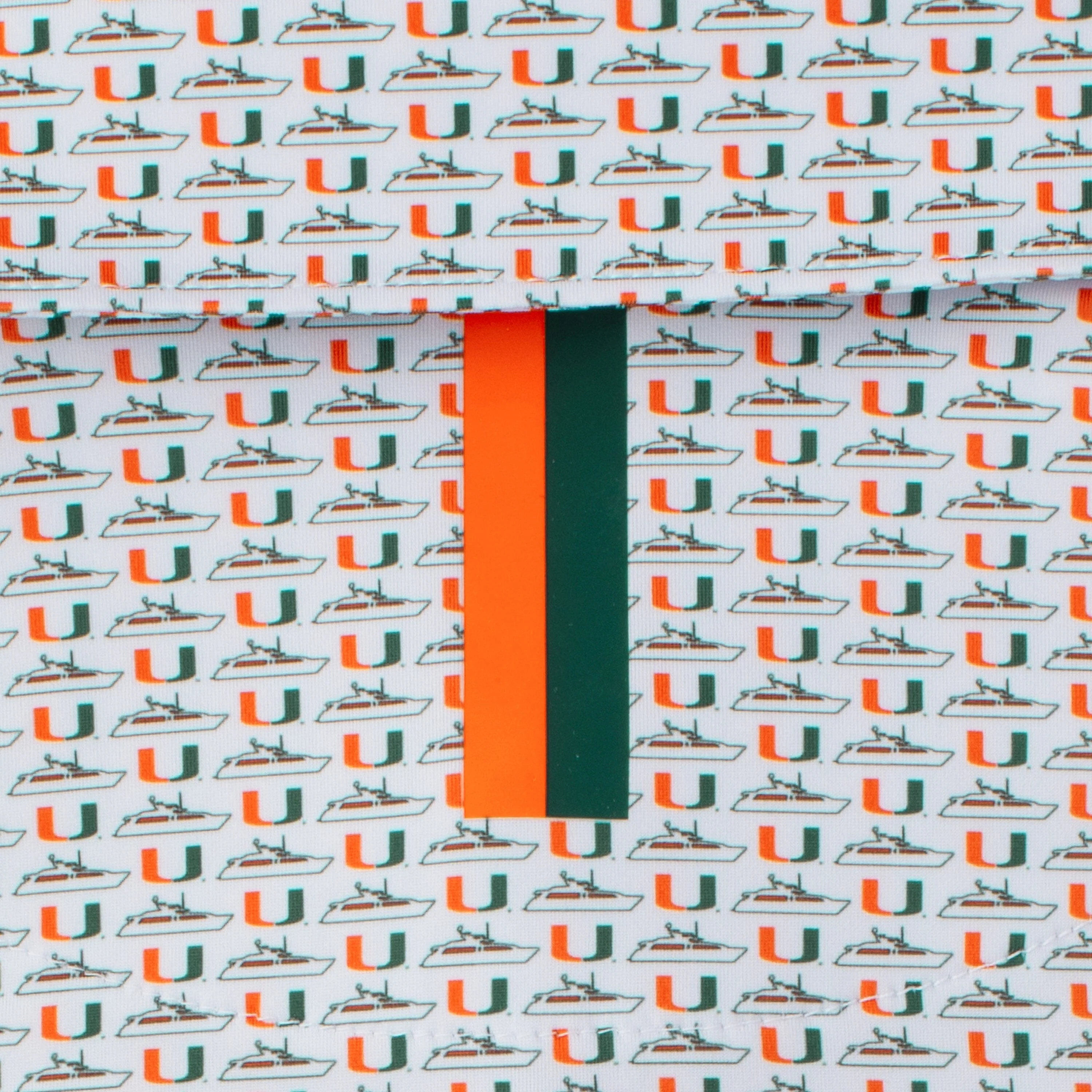 The Miami Yacht Club | Collegiate Polo | The Miami Yacht Club - White/Evergreen - Image 4