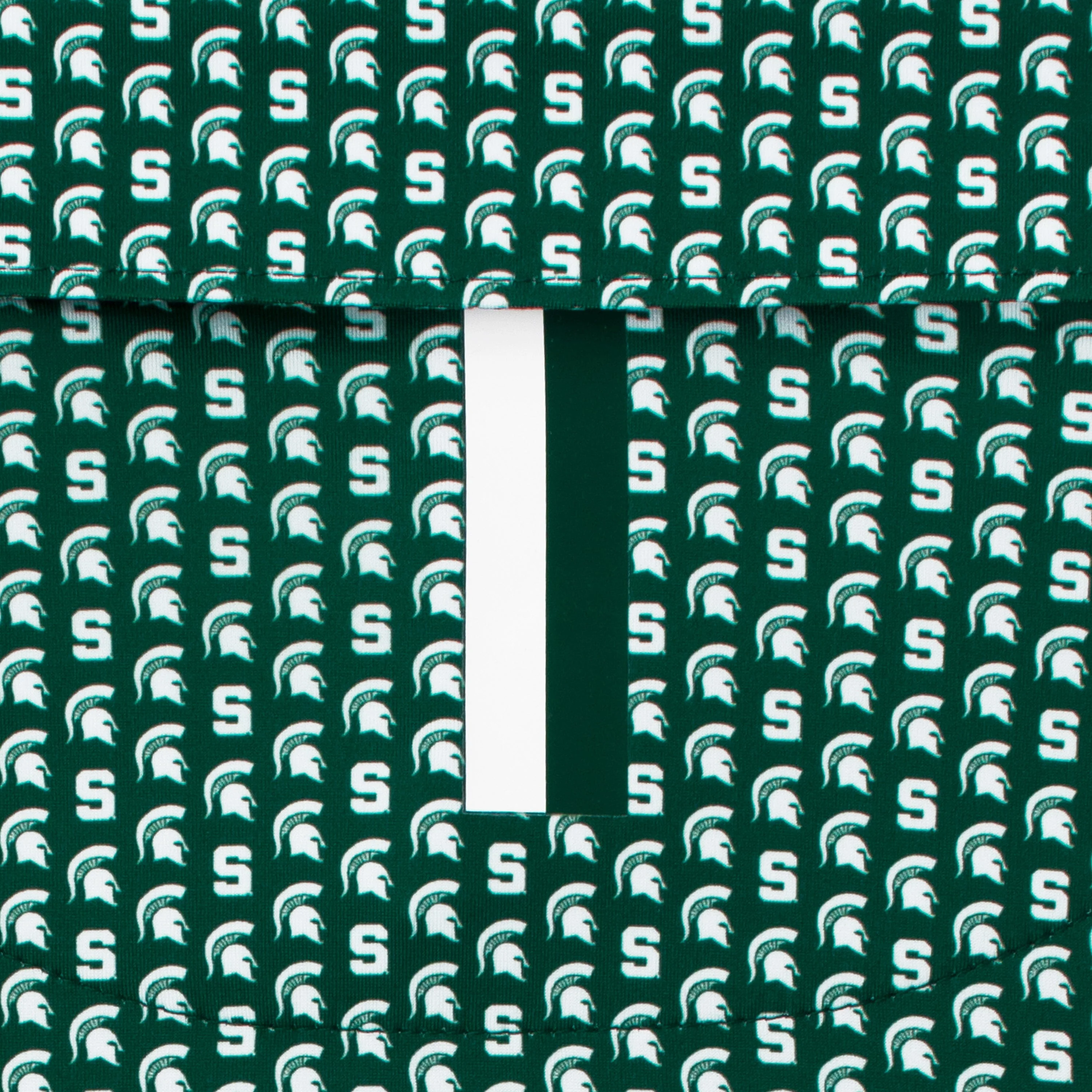 The Michigan State Icon | Collegiate Polo | The Michigan State Icon - Forest Green/White - Image 4