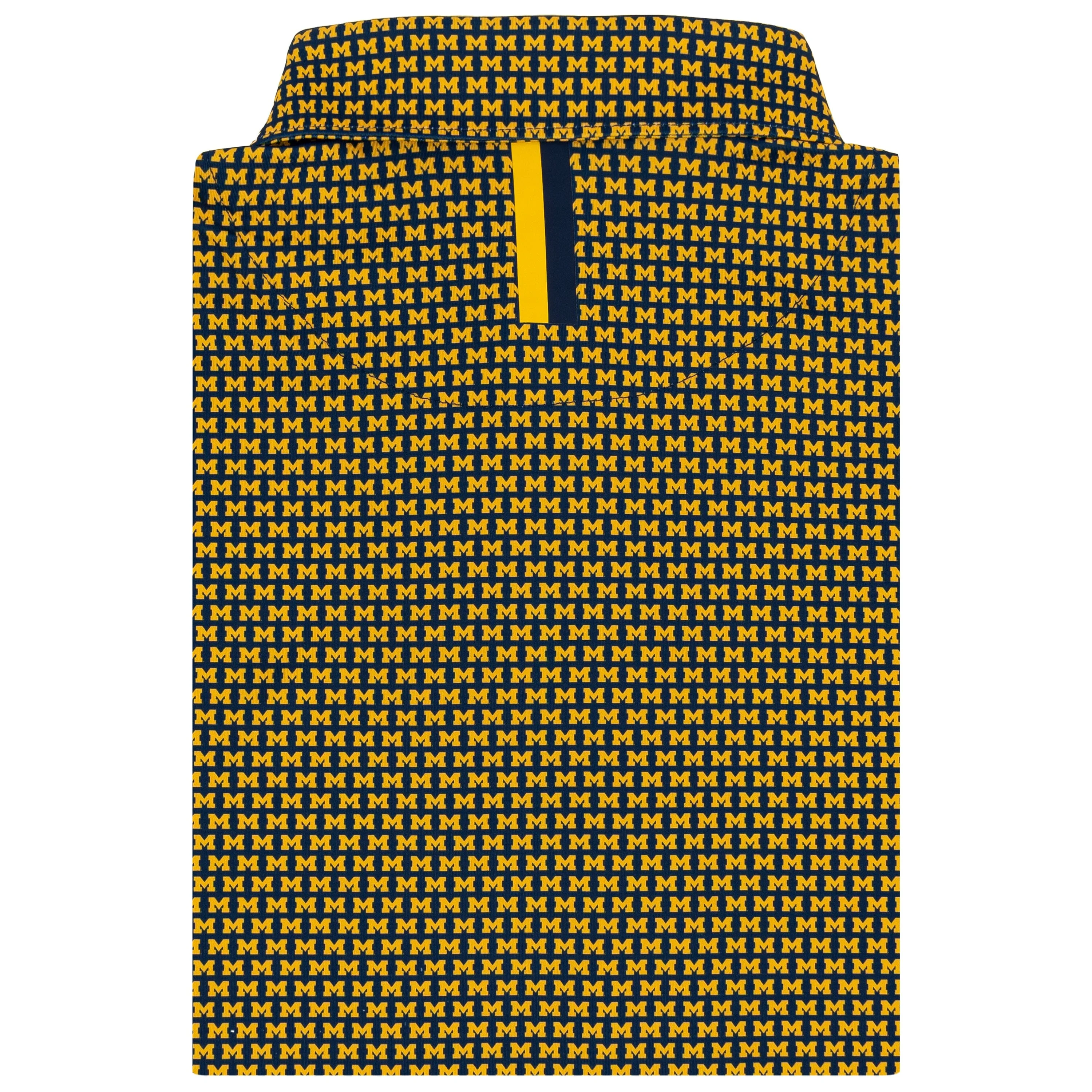 The Michigan Wolverines™ | Collegiate Polo | The Michigan Wolverines™ - Indigo Blue/Maize Yellow - Image 2