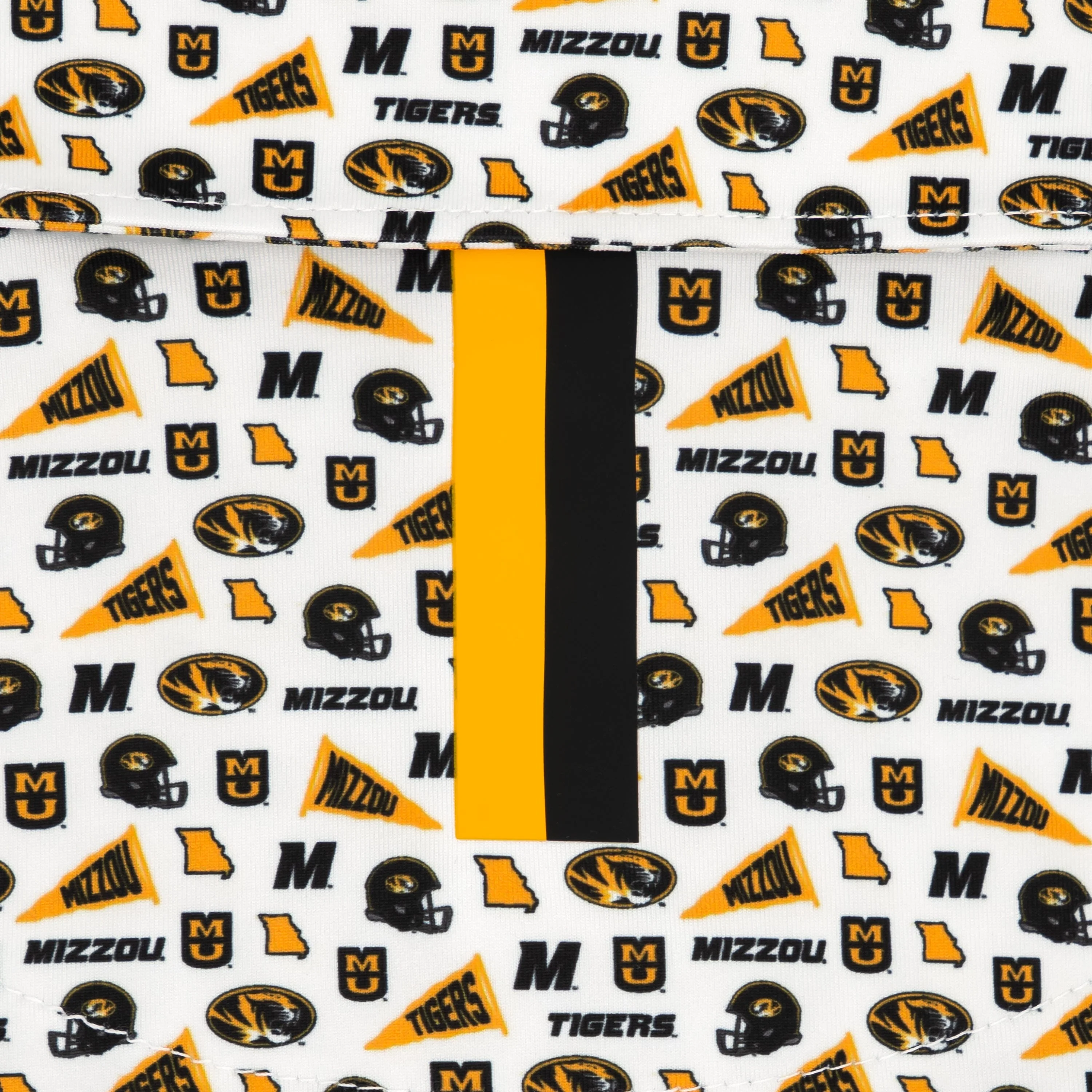 The Mizzou Gameday | Collegiate Polo | The Mizzou Gameday - White/Pure Gold - Image 4