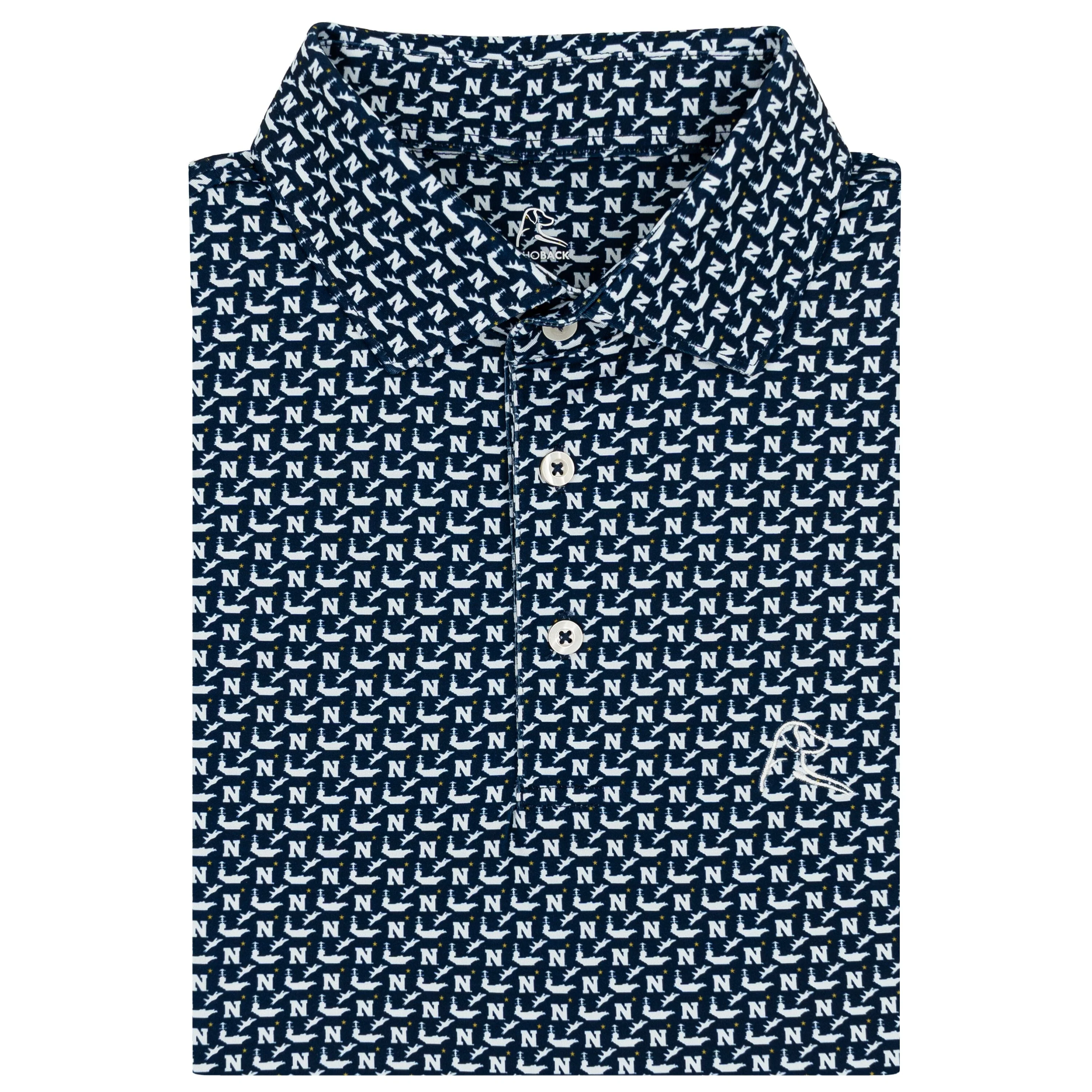 The Navy Midshipmen™ | Collegiate Polo | The Navy Midshipmen™ - Indigo Blue/White