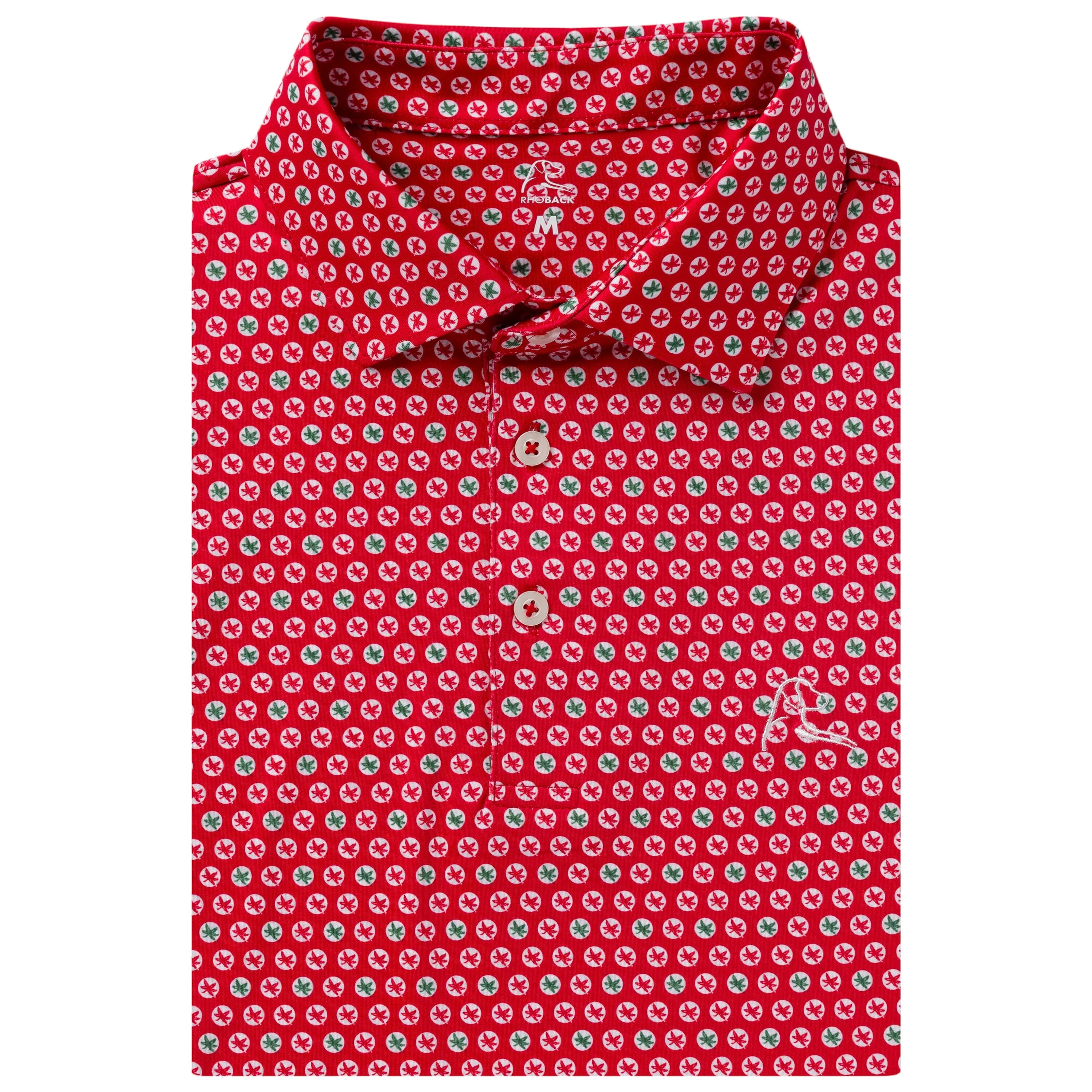 The Ohio State Helmet Decal | Collegiate Polo | The Ohio State Helmet Decal - Roar Red/White