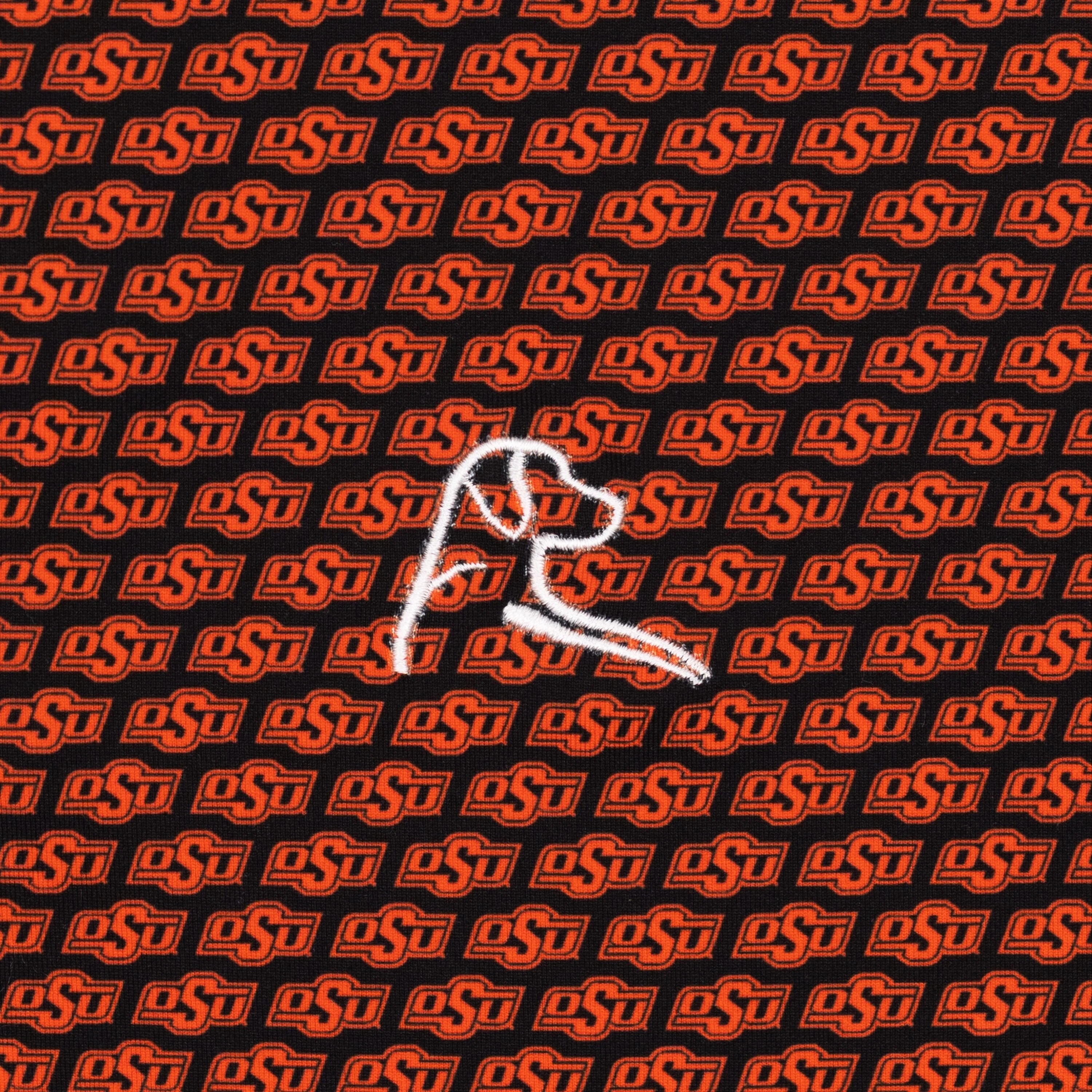 The Oklahoma State Cowboys™ | Collegiate Polo | The Oklahoma State Cowboys™ - Black/Blaze Orange - Image 3