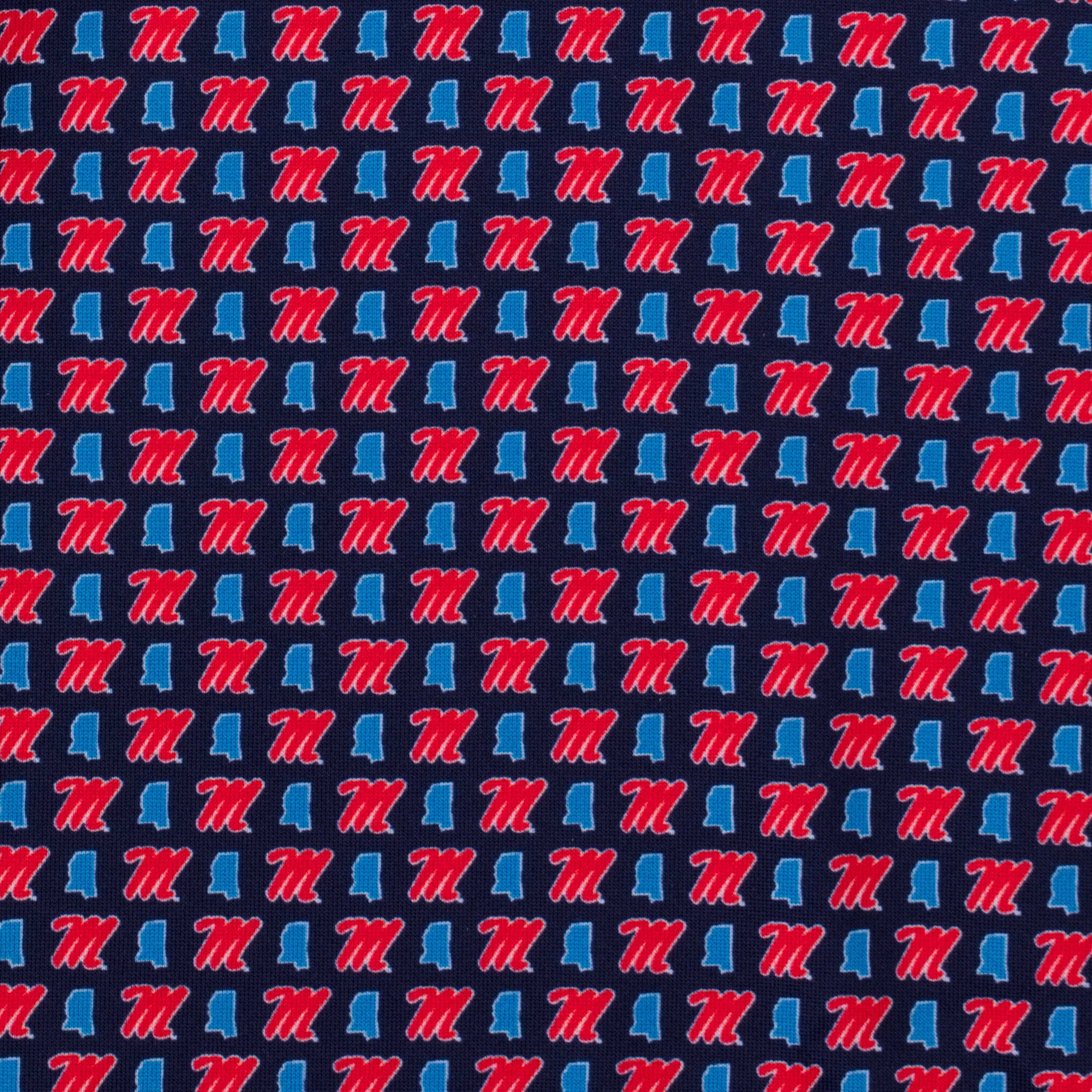 The Ole Miss Hotty Toddy™ | Collegiate Polo | The Ole Miss Hotty Toddy™ - Indigo Blue/Cherry Red - Image 5