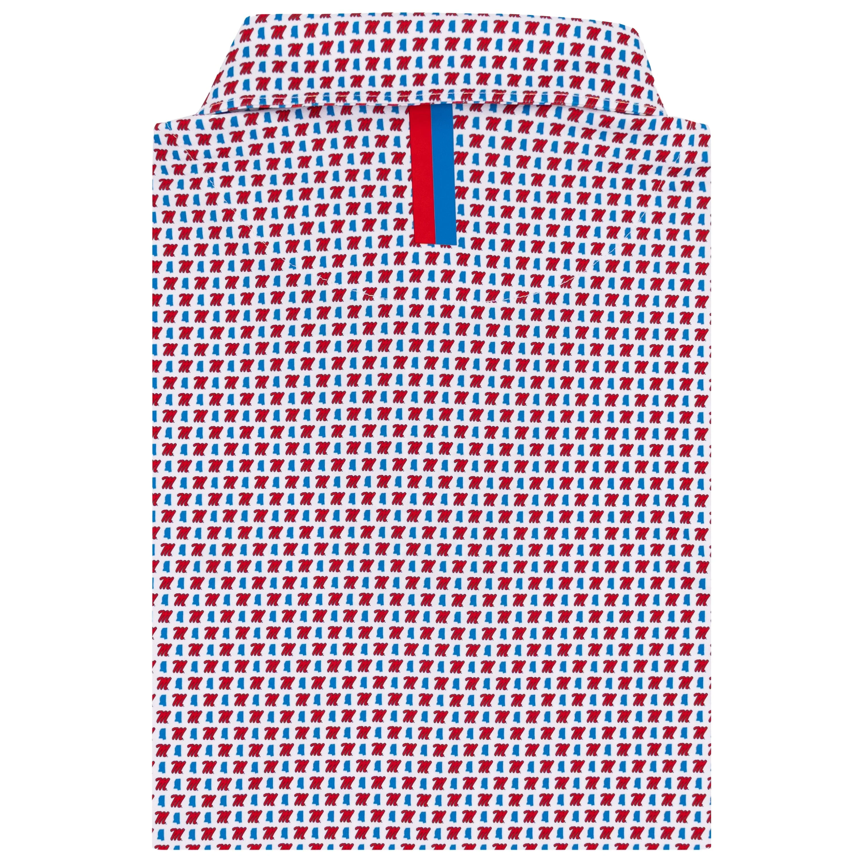 The Ole Miss Hotty Toddy™ | Collegiate Polo | The Ole Miss Hotty Toddy™ - White/Classic Blue - Image 2