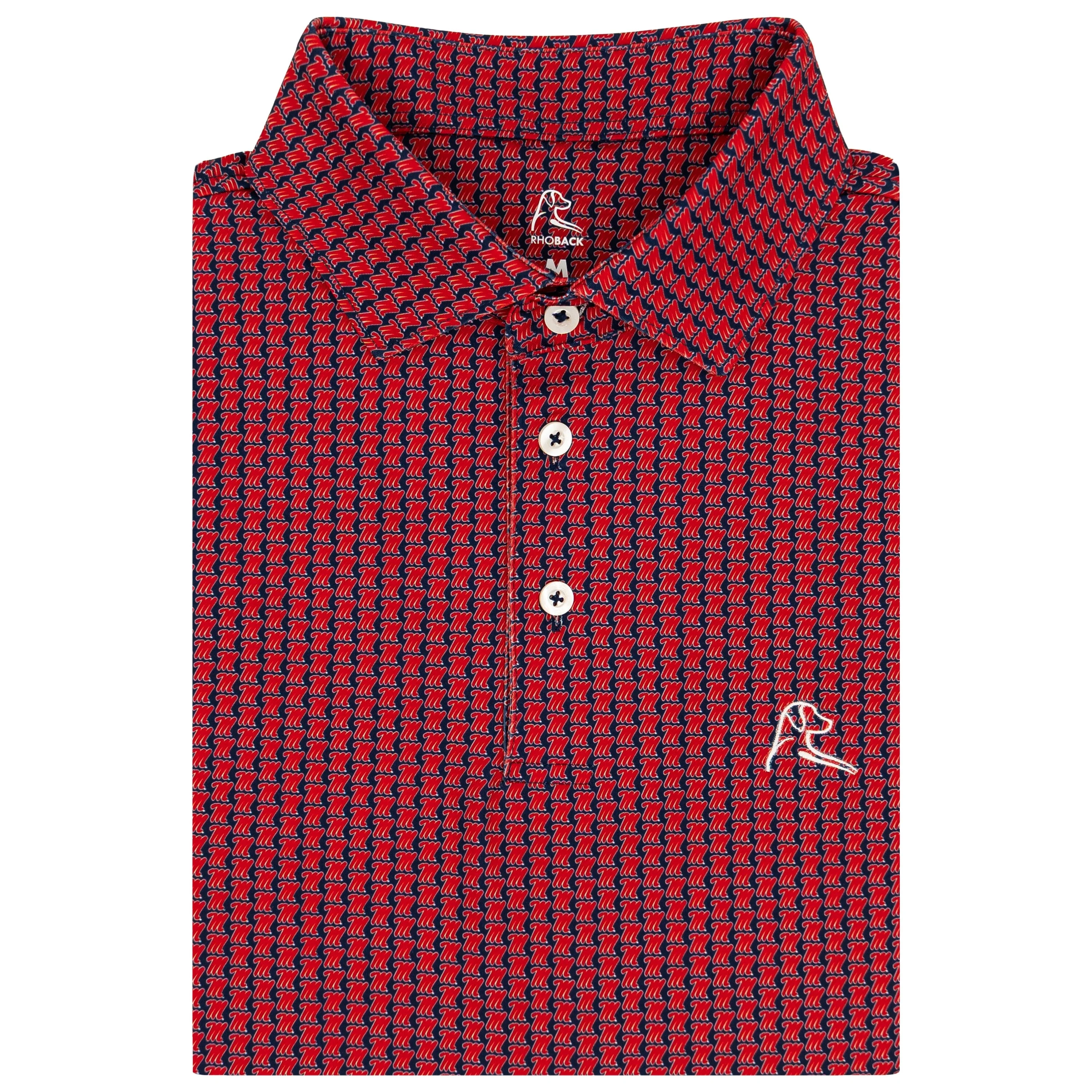The Ole Miss Rebels™ | Collegiate Polo | The Ole Miss Rebels™ - Indigo Blue/Cherry Red