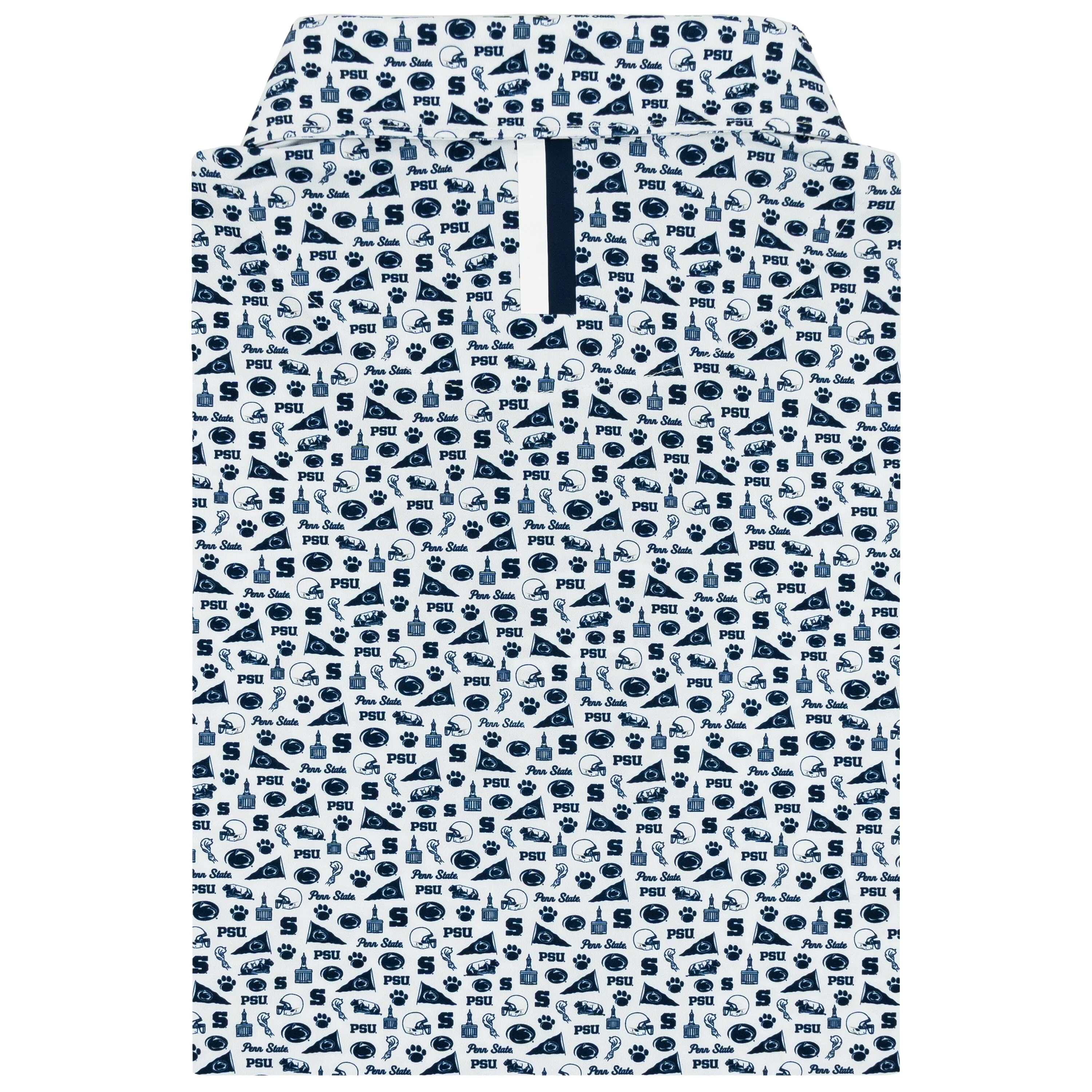 The Penn State Gameday | Collegiate Polo | The Penn State Gameday - White/Indigo Blue - Image 2