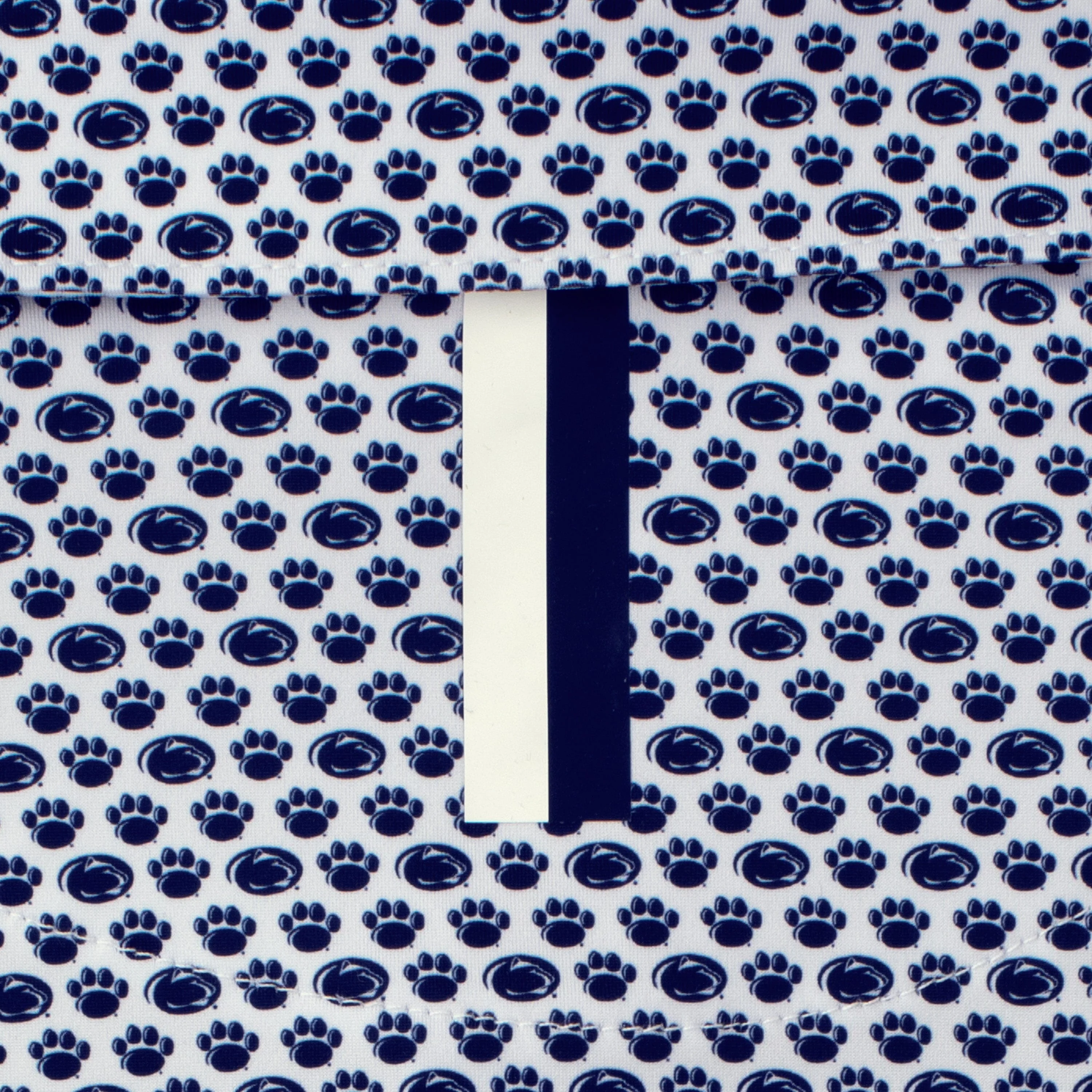 The Penn State Paw | Collegiate Polo | The Penn State Paw - White/Indigo Blue - Image 4