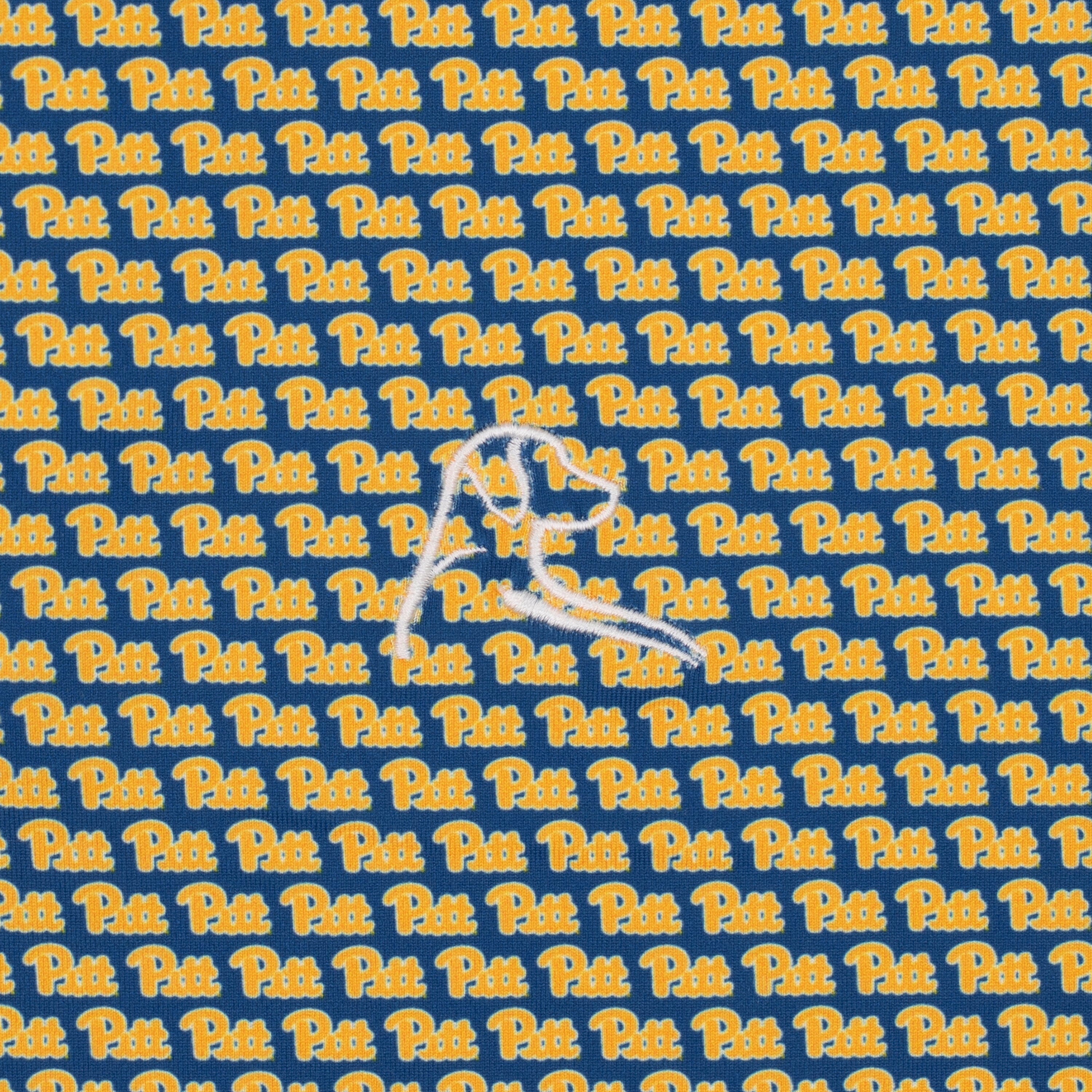The Pitt Panthers™ | Collegiate Polo | The Pitt Panthers™ - Azure Blue/Saffron Yellow - Image 3