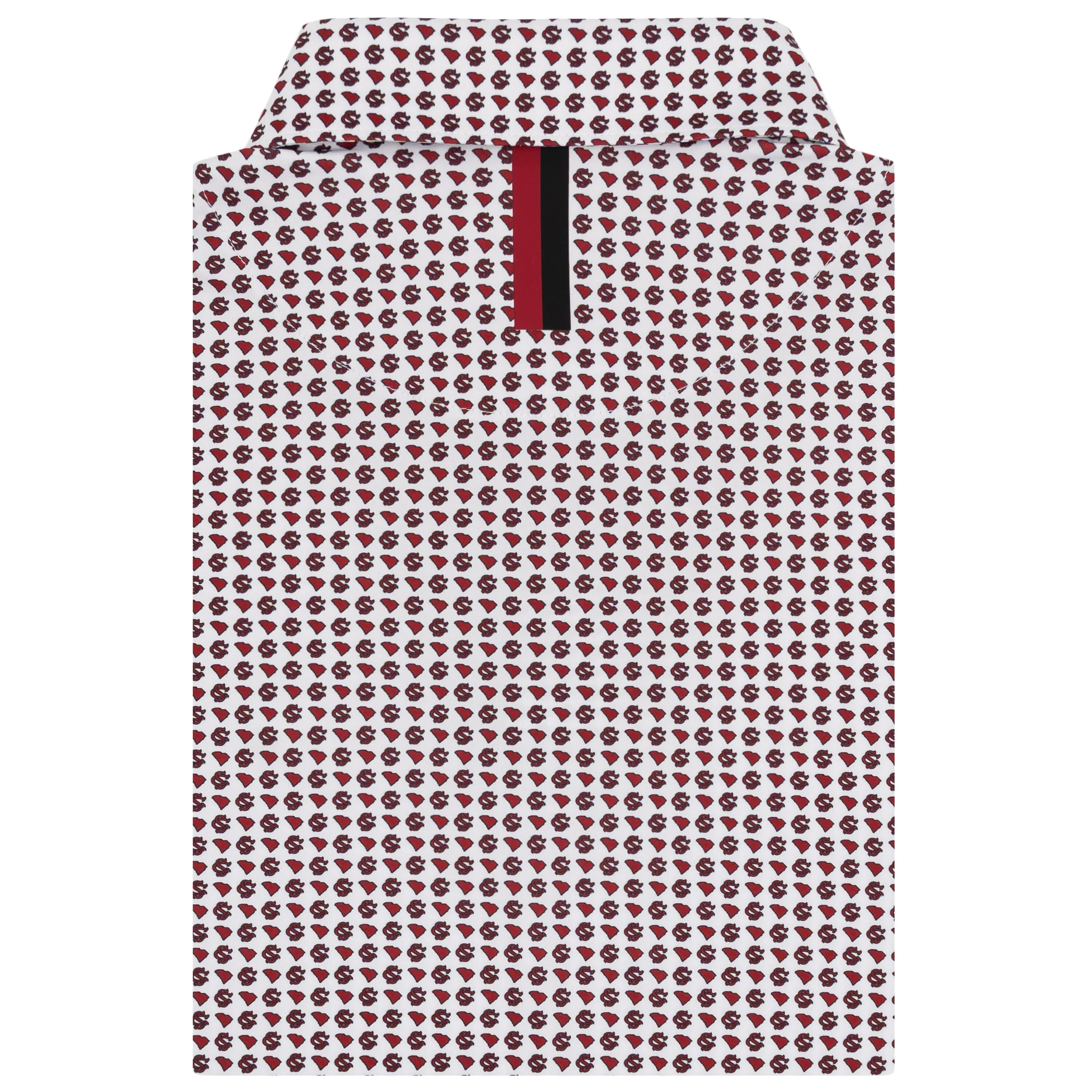 The South Carolina Go Cocks | Collegiate Polo | The South Carolina Go Cocks - White/Dark Red - Image 2
