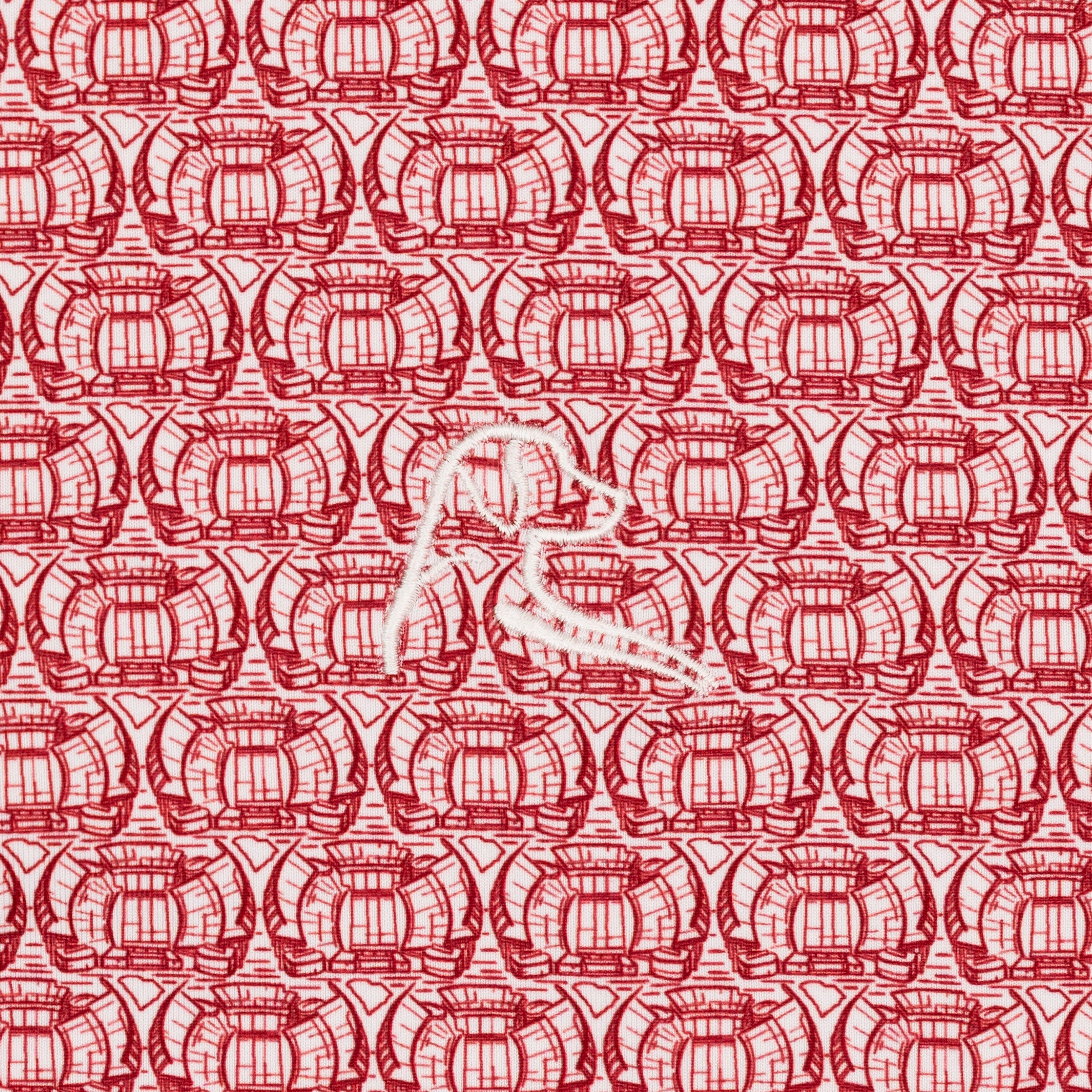 The South Carolina Williams-Brice Stadium™ | Collegiate Polo | The South Carolina Williams-Brice Stadium™ - White/Dark Red - Image 3
