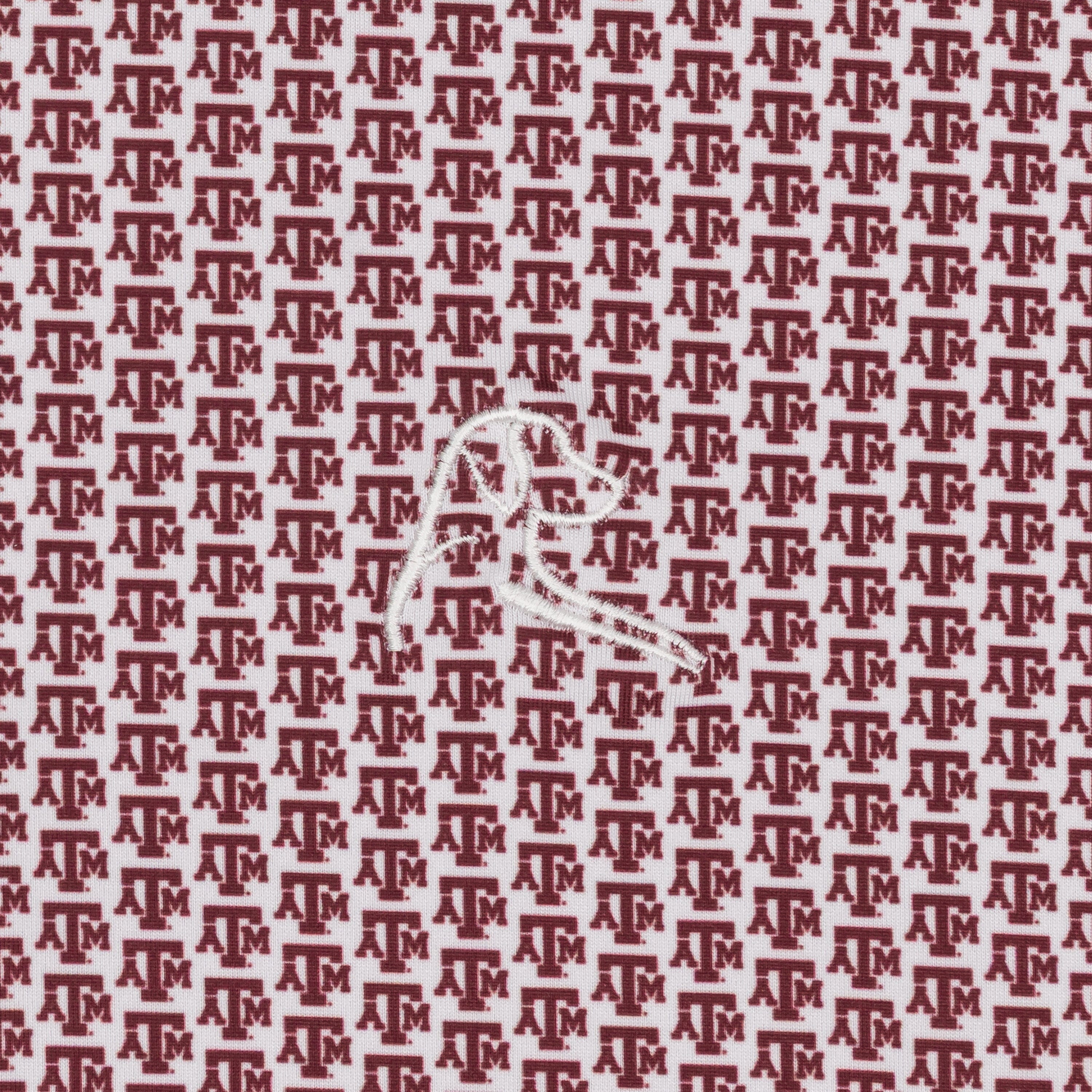 The Texas A&M Aggies™ | Collegiate Polo | The Texas A&M Aggies™ - White/Burgundy - Image 3