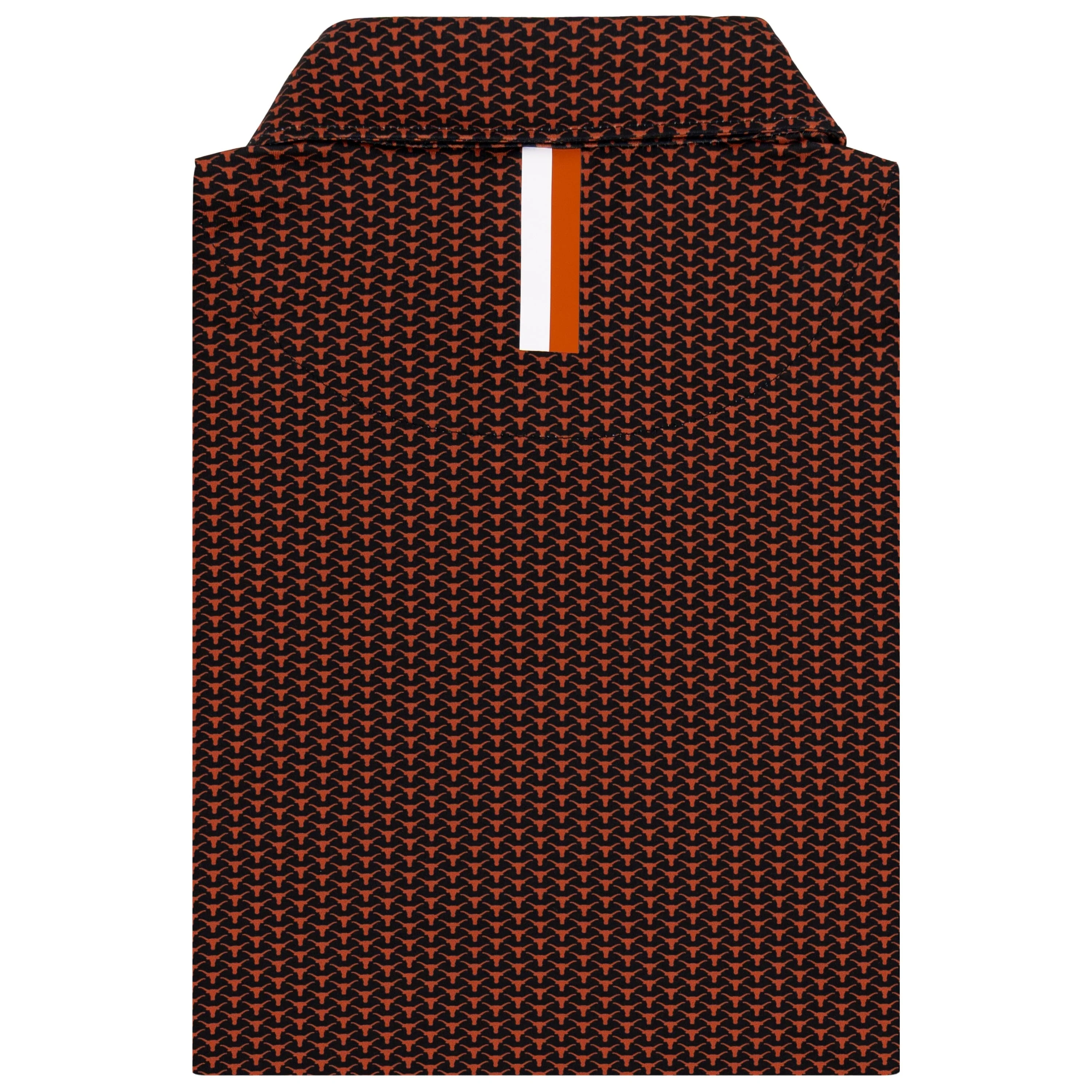 The Texas Horns | Collegiate Polo | The Texas Horns - Black/Rust Orange - Image 2