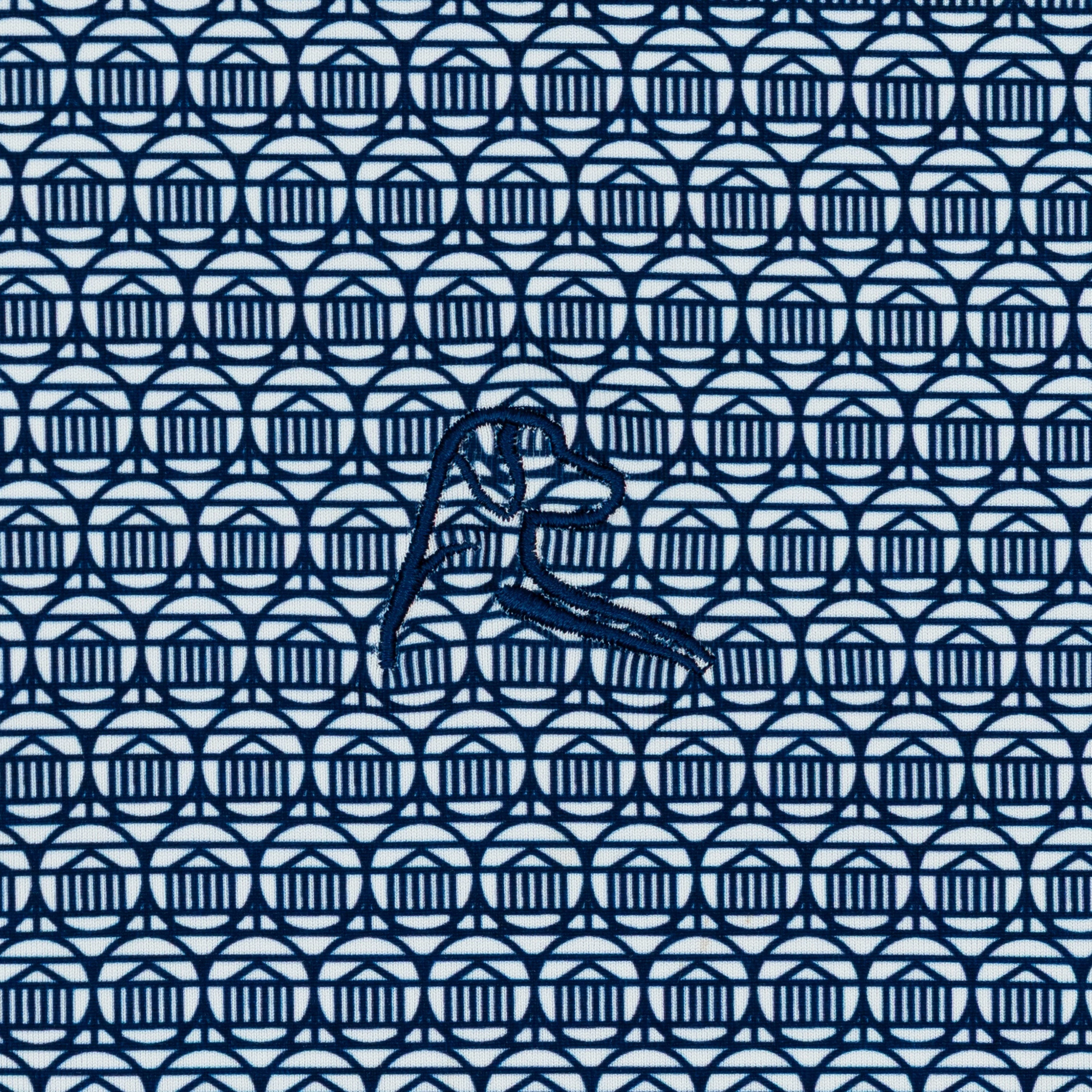 The UVA Rotunda | Collegiate Polo | The UVA Rotunda - White/Admiral Navy - Image 3