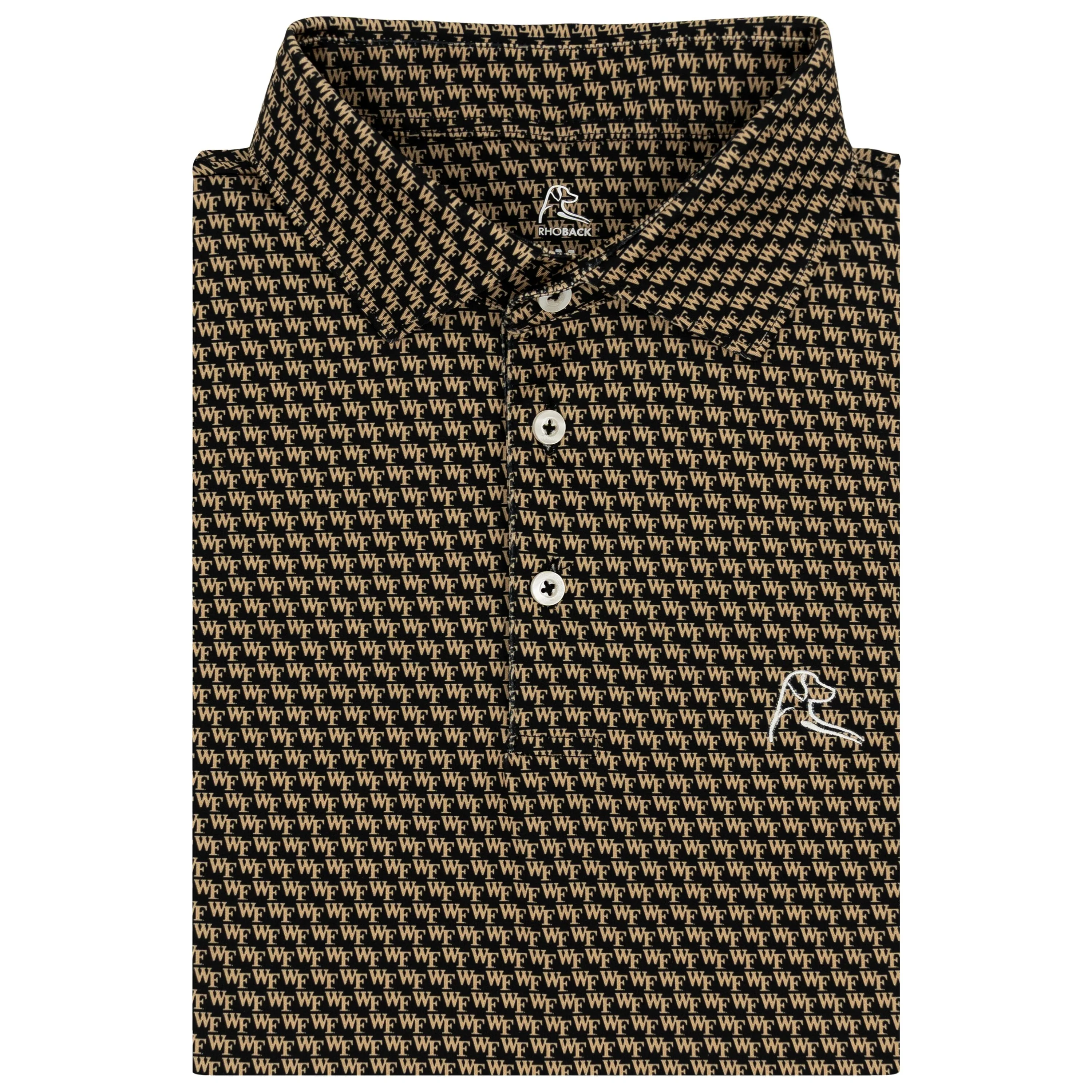 The Wake Forest Deacs™ | Collegiate Polo | The Wake Forest Deacs™ - Black/Old Gold