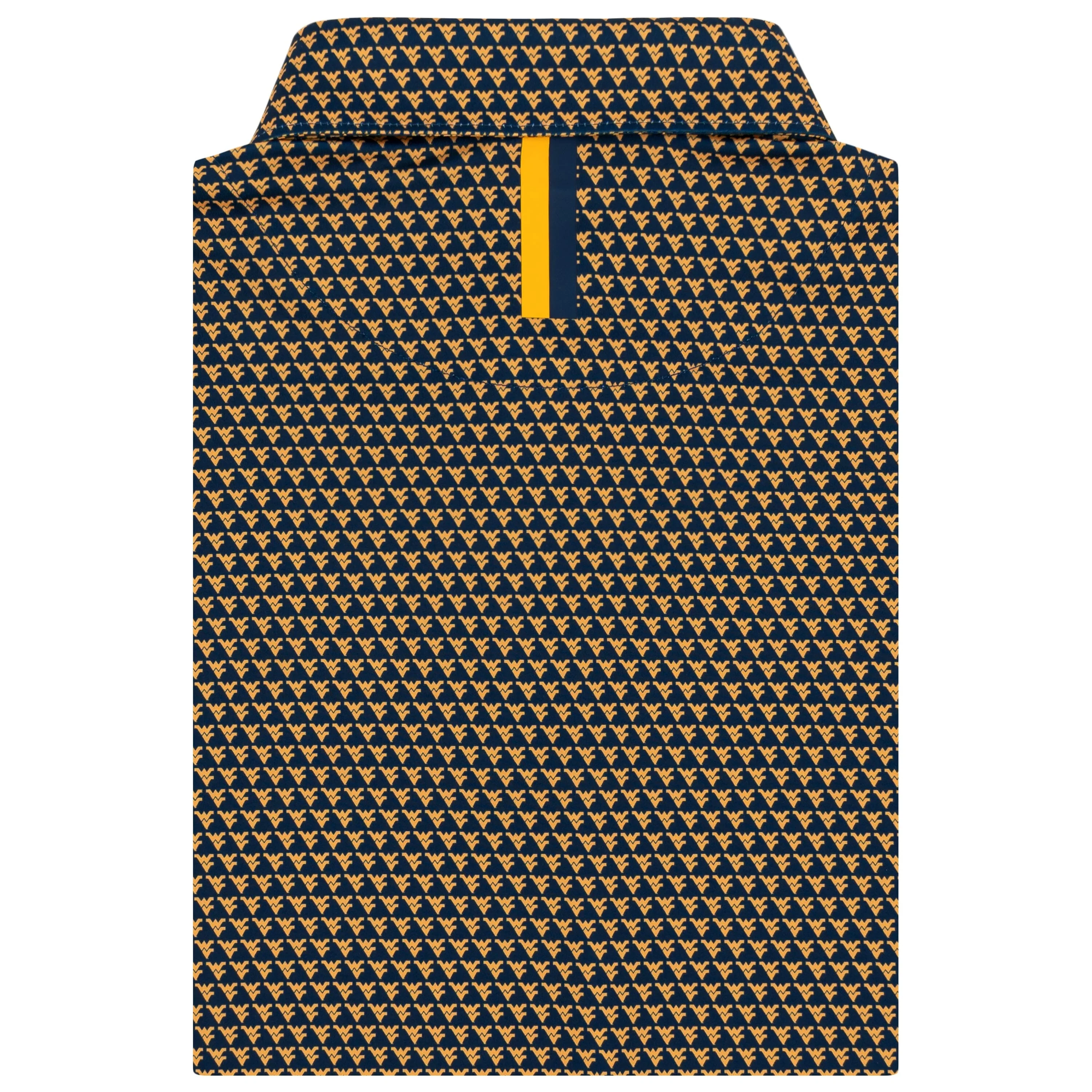 The West Virginia Mountaineers® | Collegiate Polo | The West Virginia Mountaineers® - Indigo Blue/Mountain Gold - Image 2