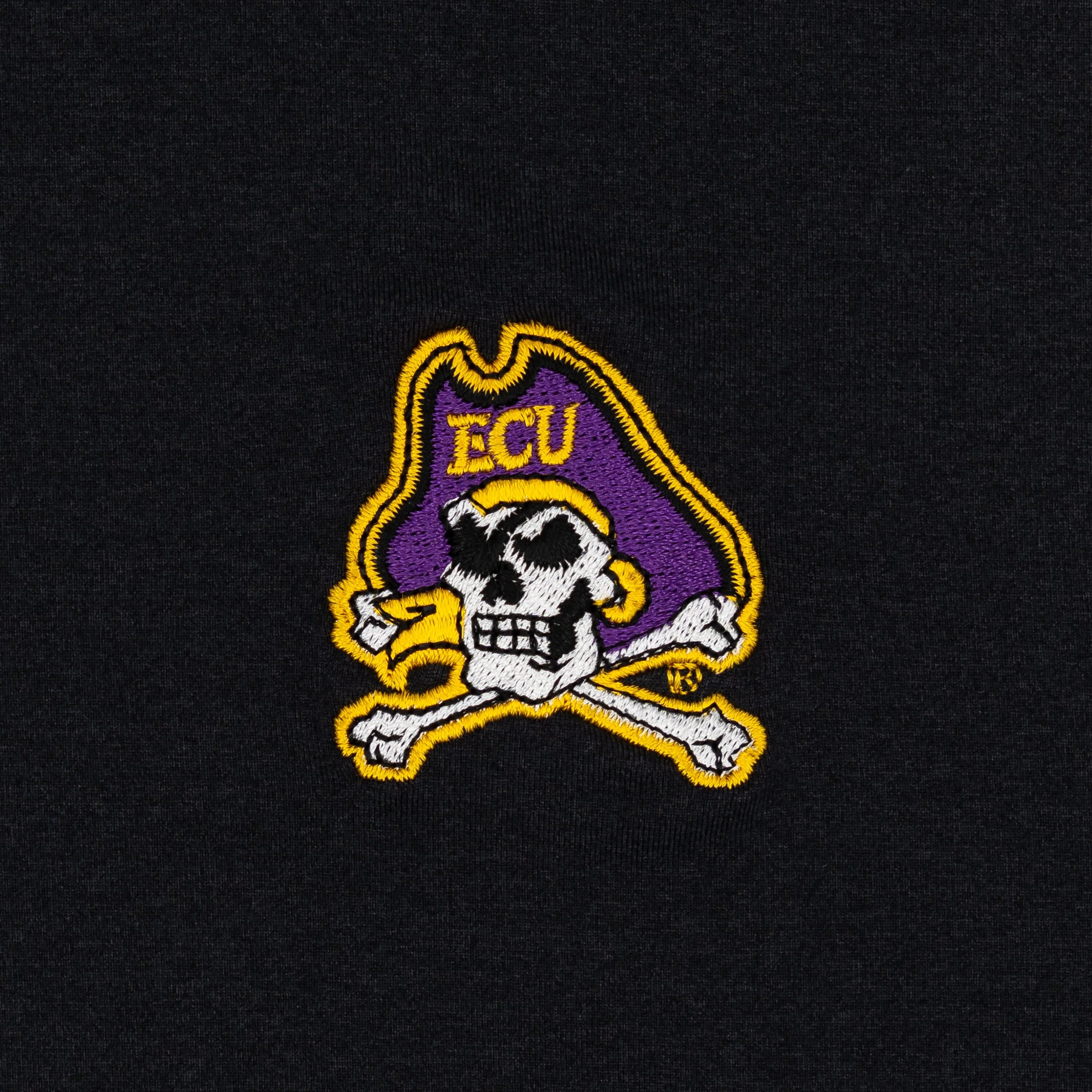 Solid Collegiate Q-Zip - East Carolina | Solid - Black - East Carolina - 1 - Image 3