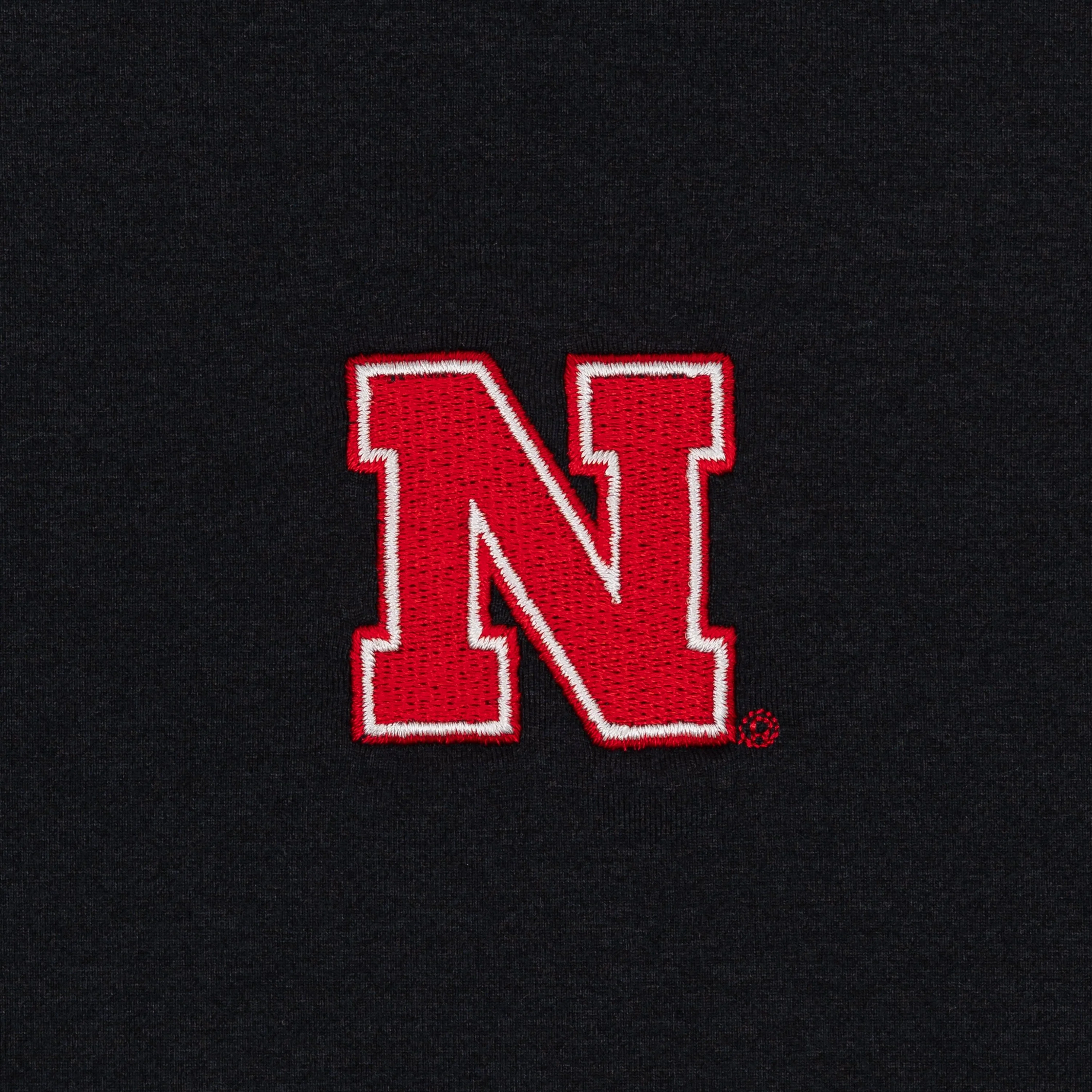 Solid Collegiate Q-Zip - Nebraska | Solid - Black - Nebraska - 1 - Image 3