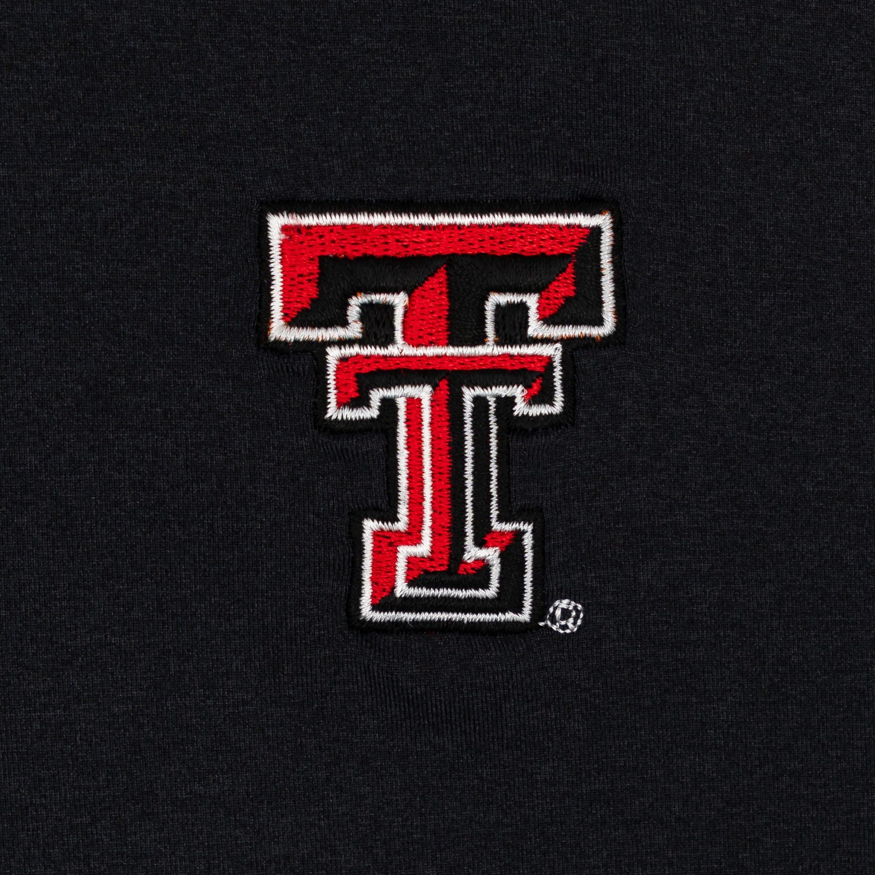 Solid Collegiate Q-Zip - Texas Tech | Solid - Black - Texas Tech - 1 - Image 3