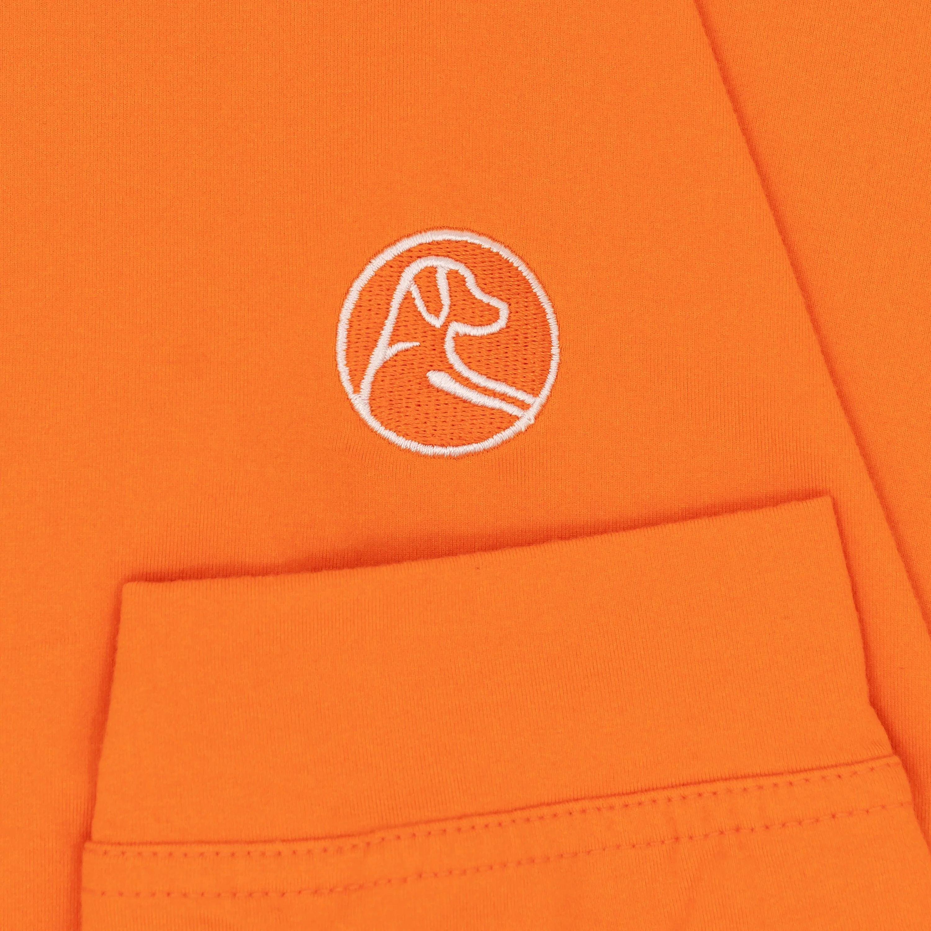 Solid Collegiate Q-Zip - Clemson | Solid - Bright Orange - Clemson - 1 - Image 3