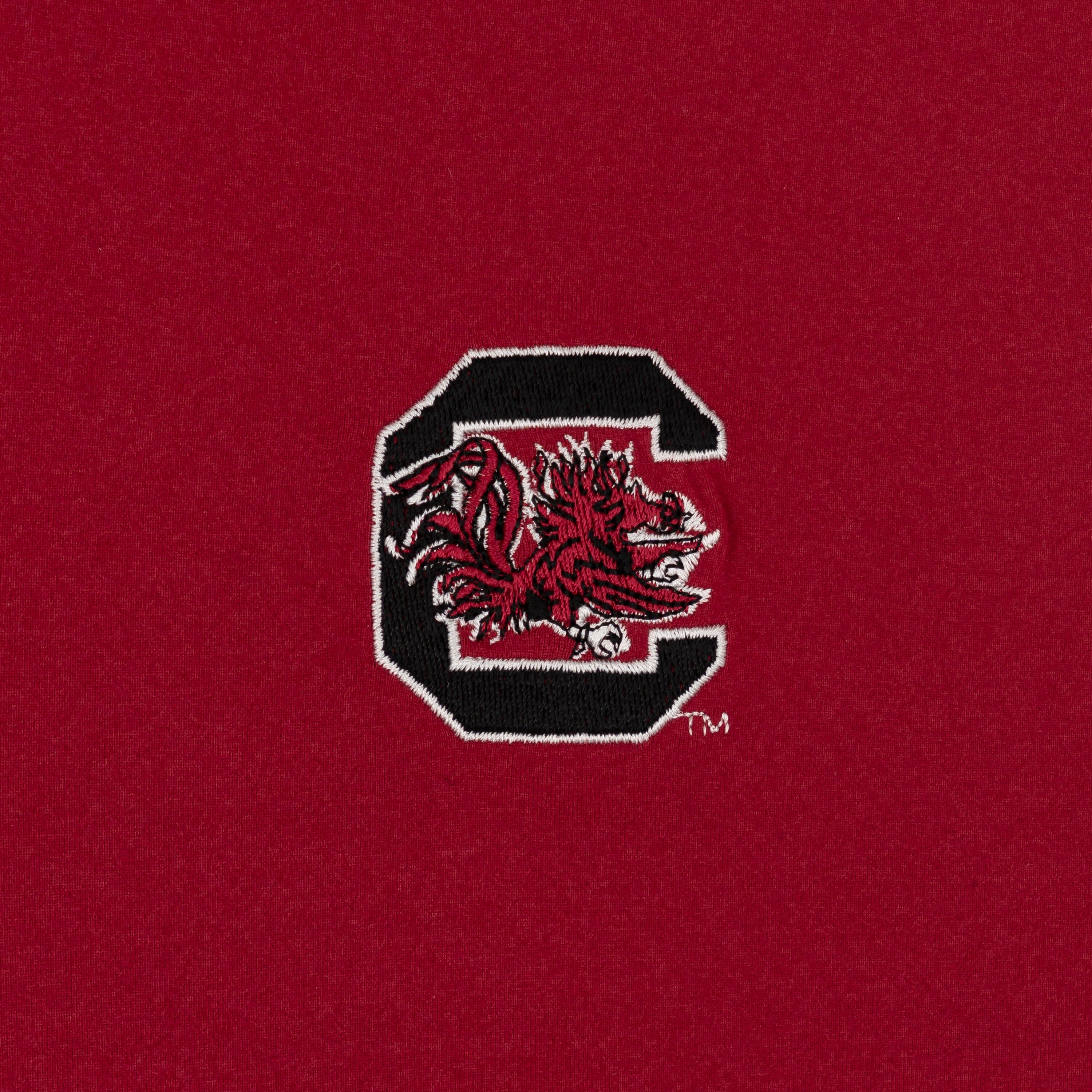 Solid Collegiate Q-Zip - South Carolina | Solid - Dark Red - South Carolina - 1 - Image 3
