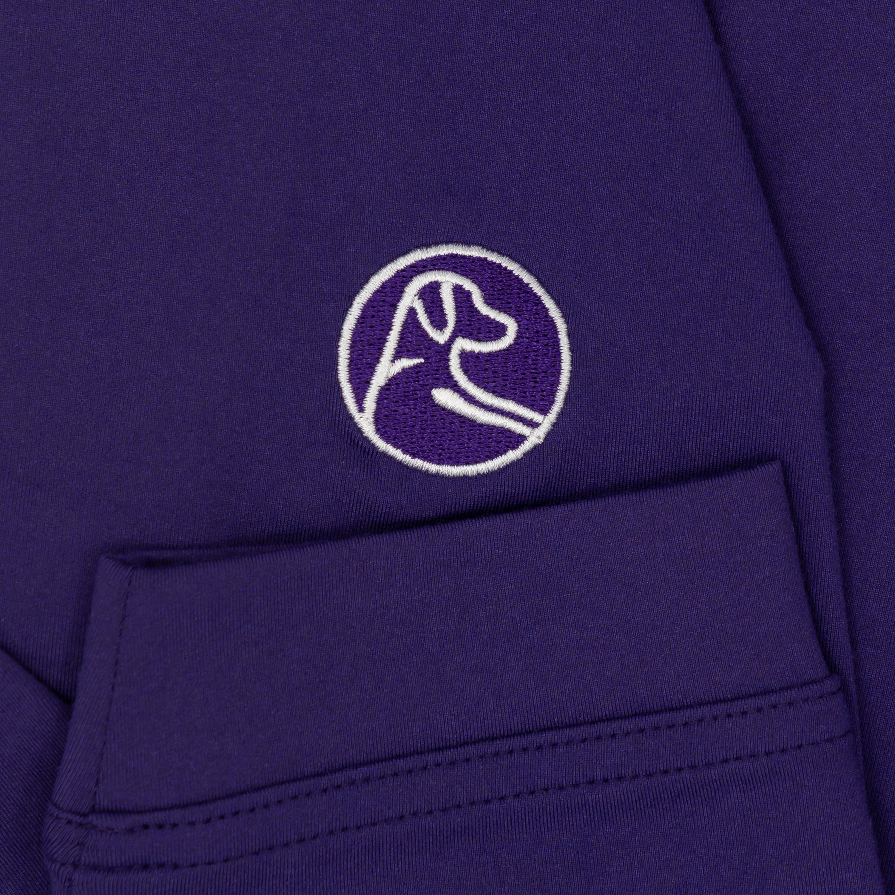 Solid Collegiate Q-Zip - Kansas State | Solid - Dark Violet - Kansas State - 1 - Image 4