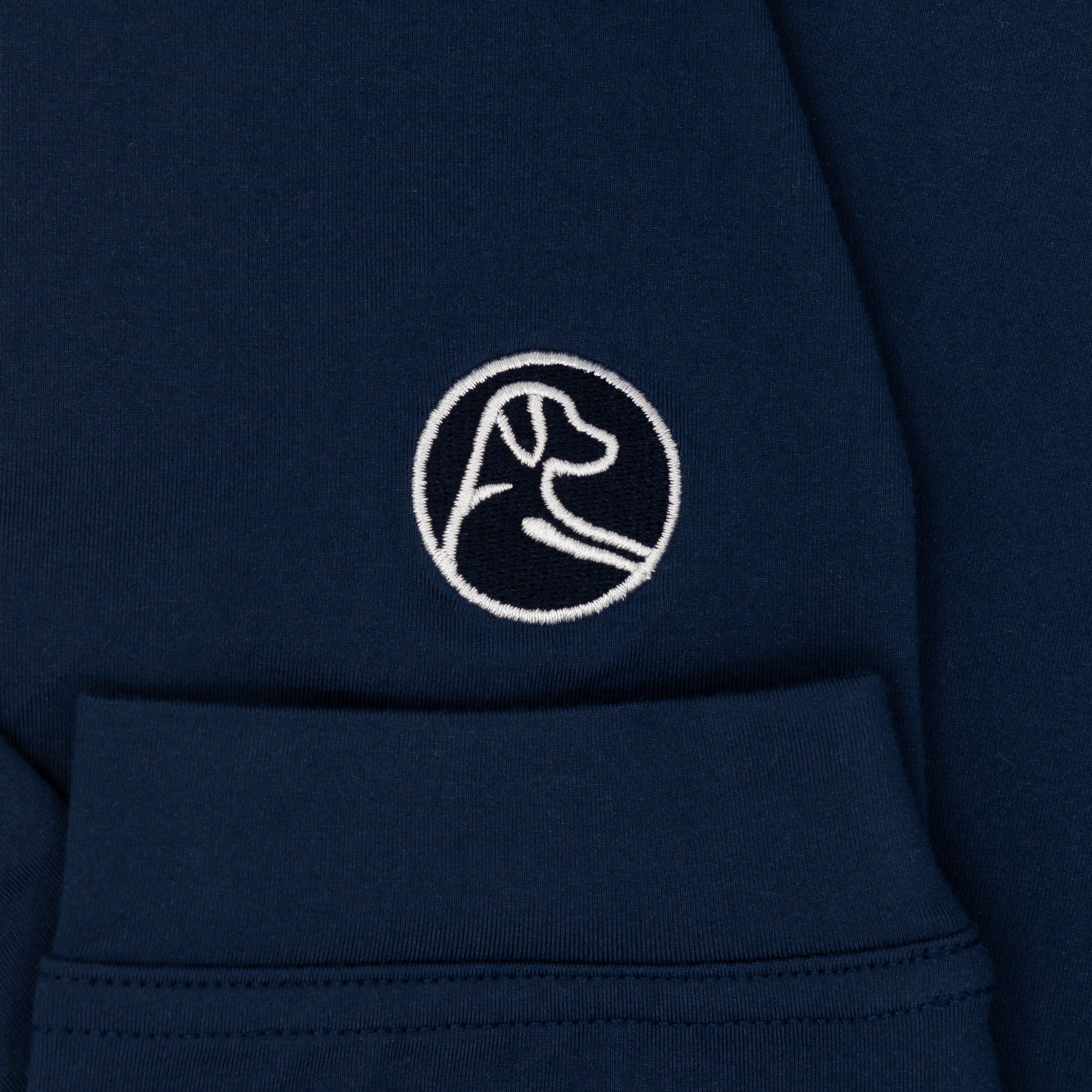 Solid Collegiate Q-Zip - Illinois | Solid - Indigo Blue - Illinois - 1 - Image 4