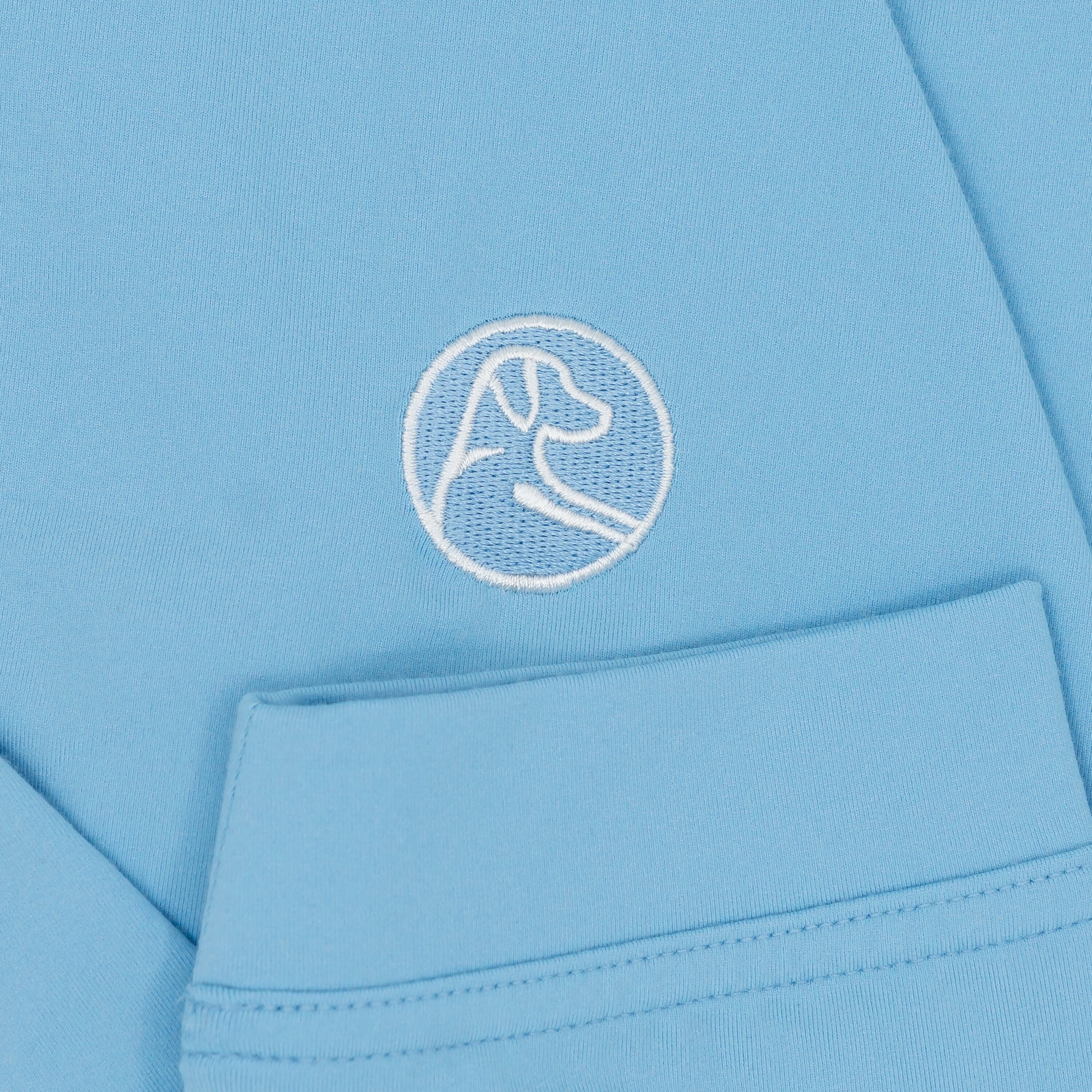 Solid Collegiate Q-Zip - UNC | Solid - Powder Blue - UNC - 1 - Image 4