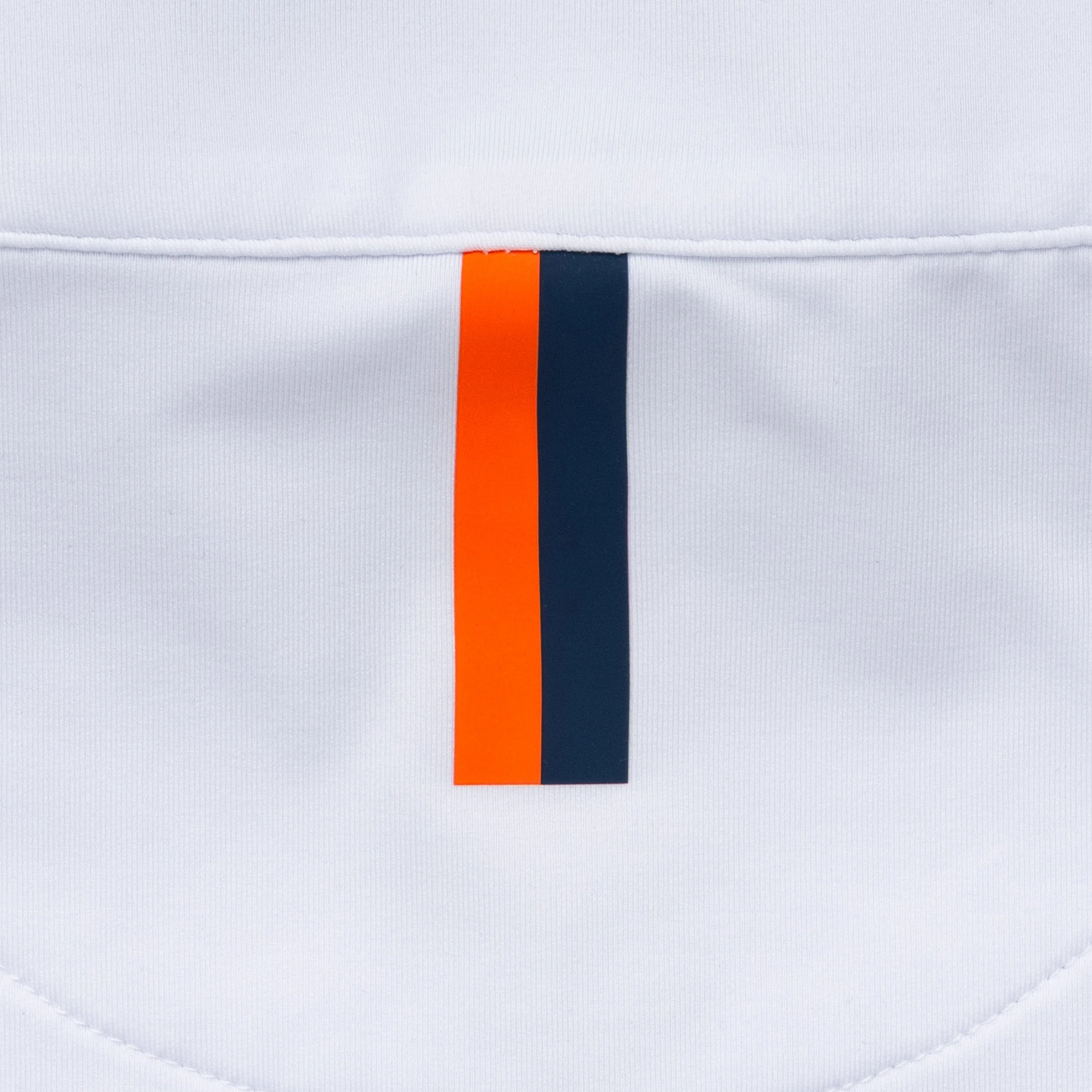 Auburn Helmet Stripe Collegiate Q-Zip - Auburn | The Auburn Helmet Stripe - White/Dock Blue - Image 5