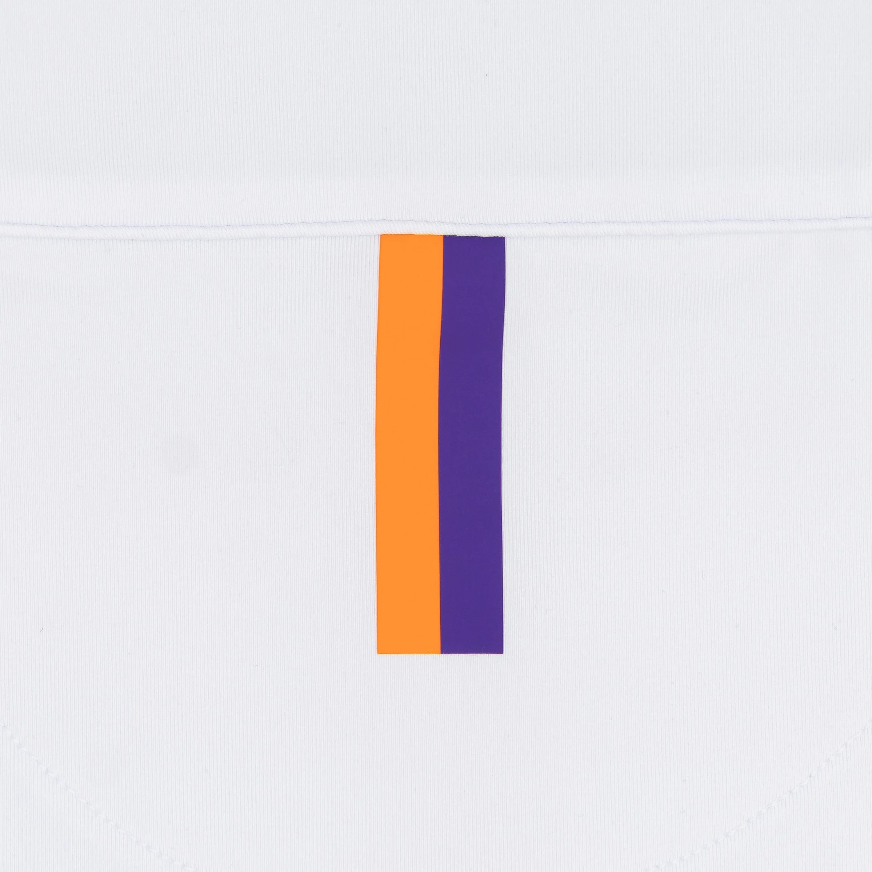 Clemson Helmet Stripe Collegiate Q-Zip | The Clemson Helmet Stripe - White/Plum Purple - Image 5